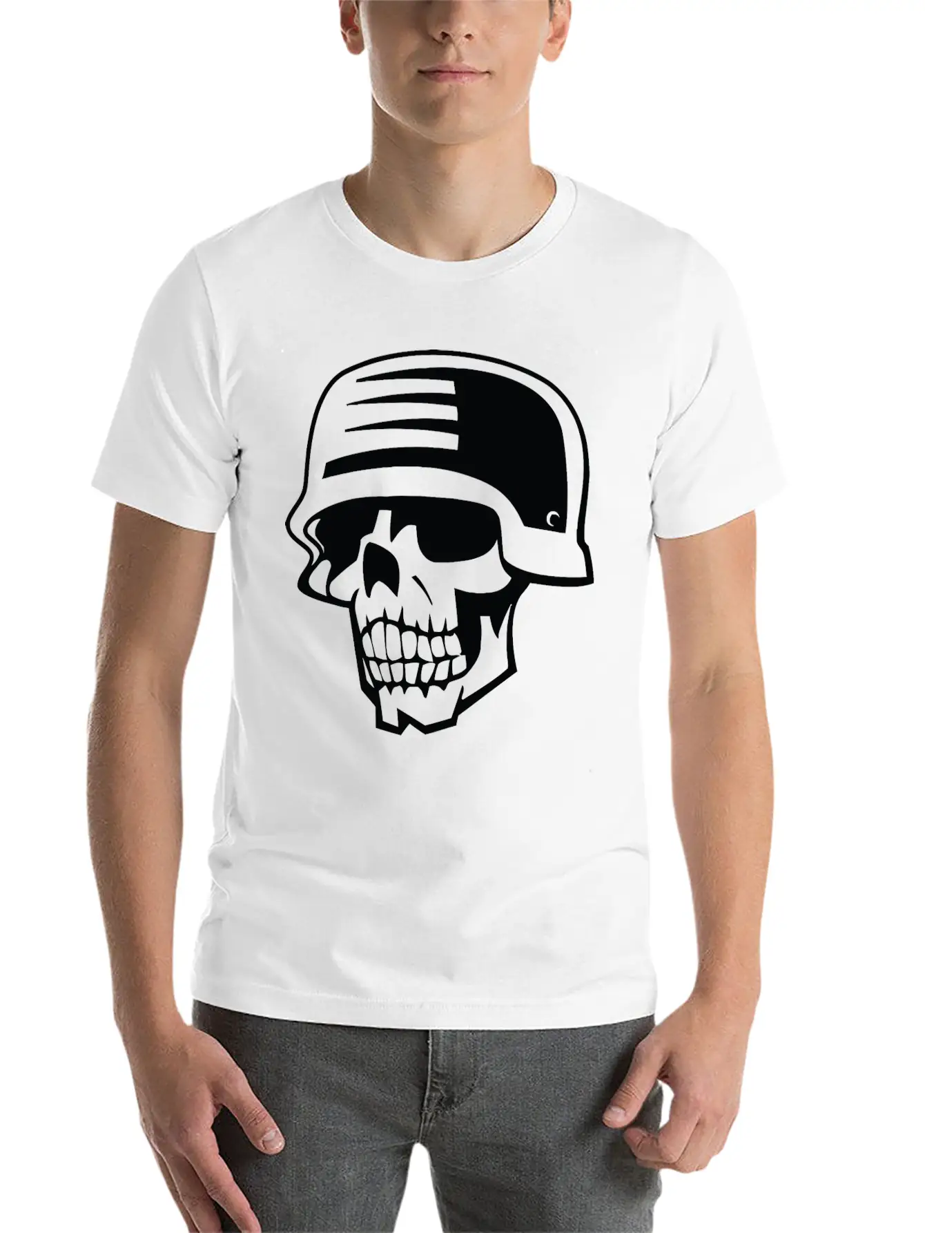 Head Army Skull Classic Cotton Tee – Unisex Comfort For Any Season
