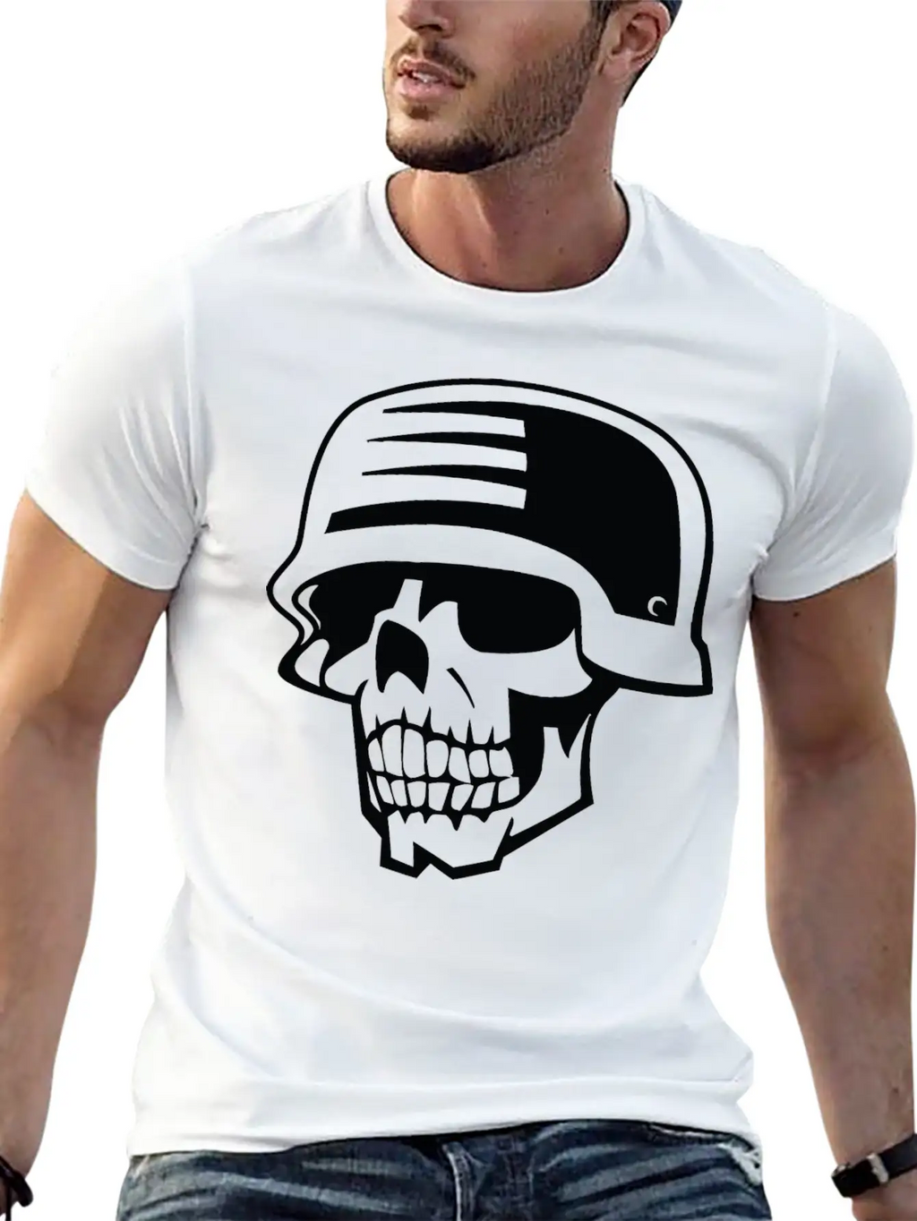 Head Army Skull Classic Cotton Tee – Unisex Comfort For Any Season