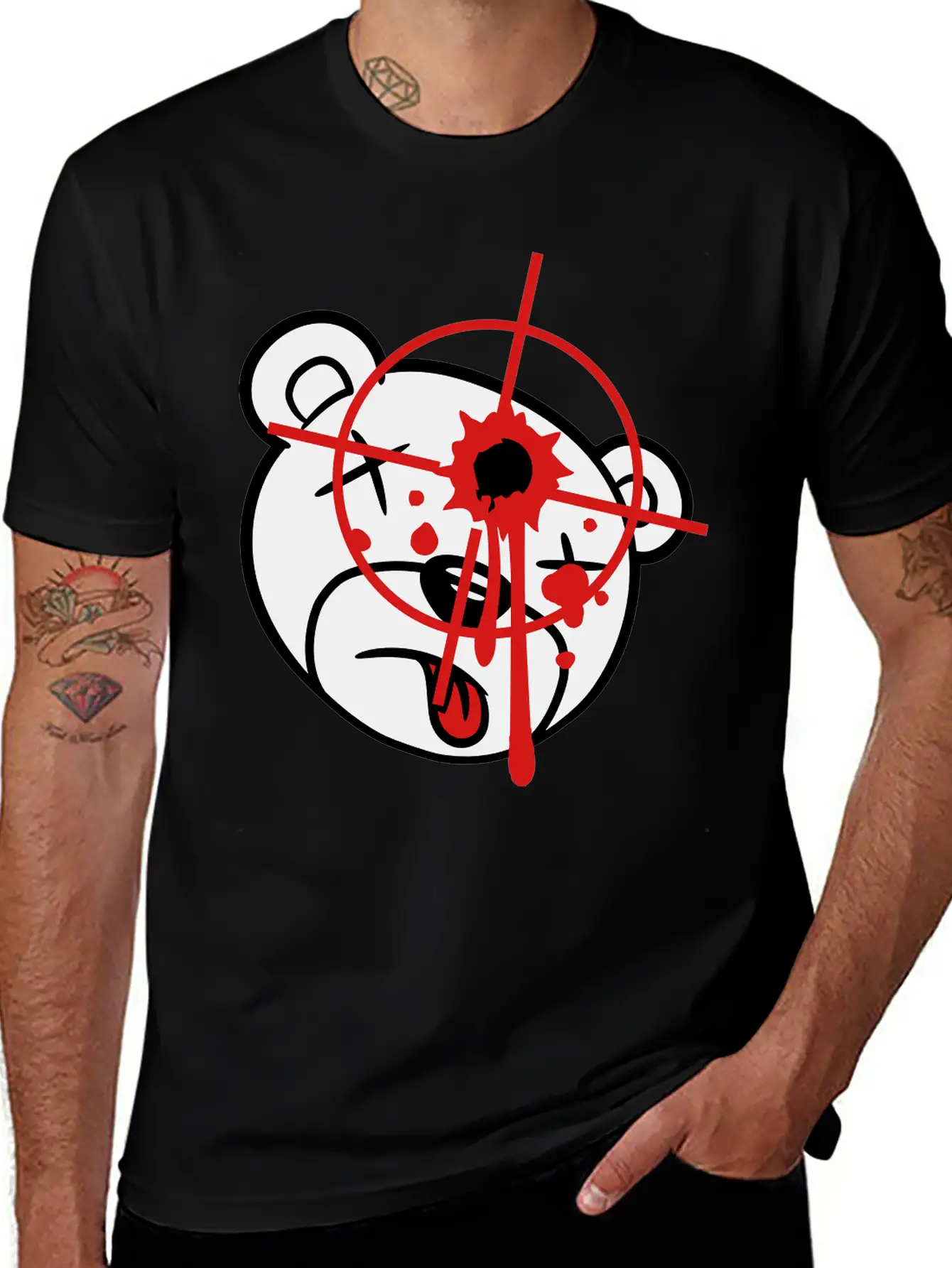 Head, Face, Shoot Headshot Killer Killer Sniper Te Basic Graphic T-Shirt – Daily Comfort In Soft Cotton