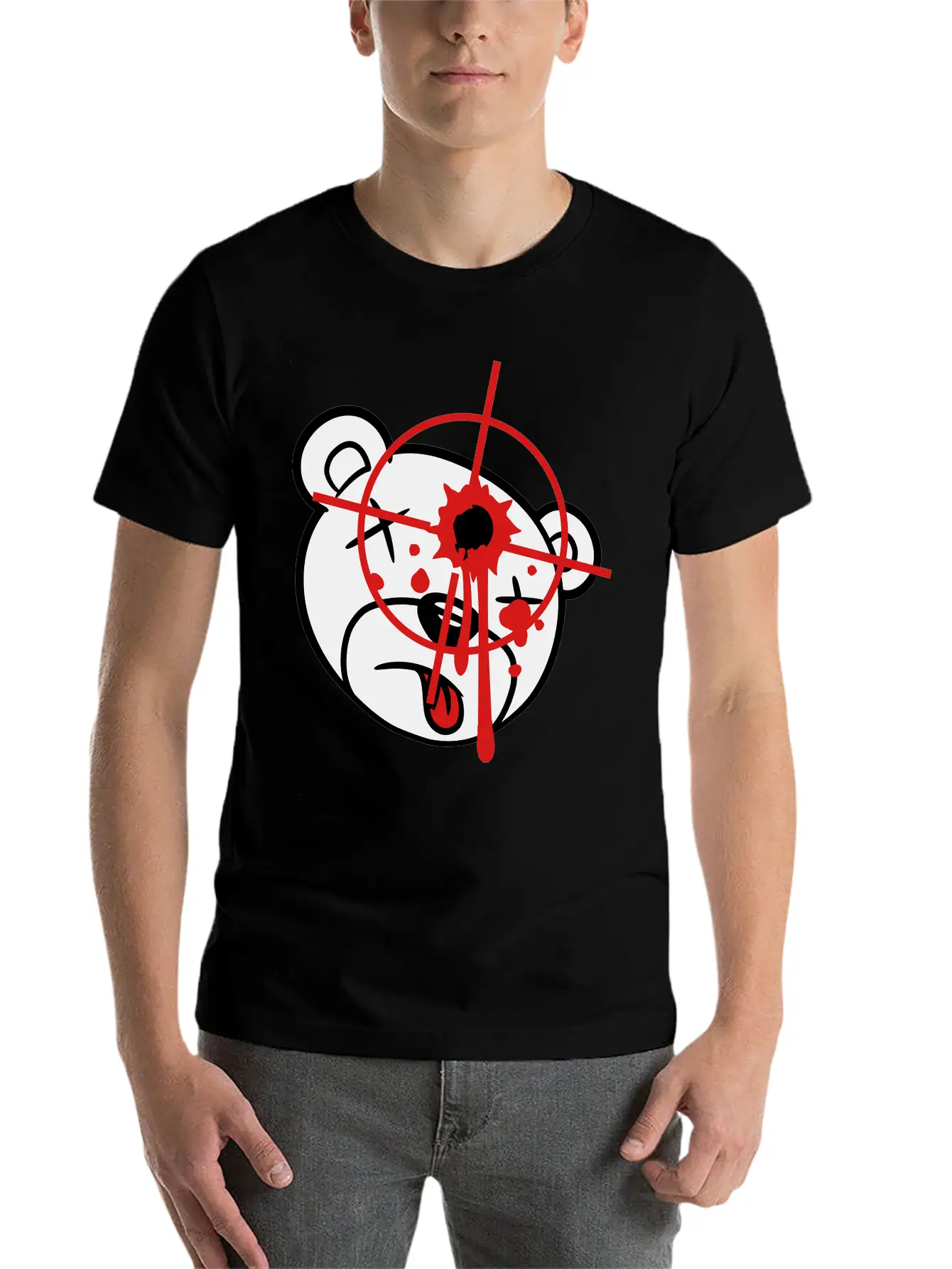 Head, Face, Shoot Headshot Killer Killer Sniper Te Basic Graphic T-Shirt – Daily Comfort In Soft Cotton