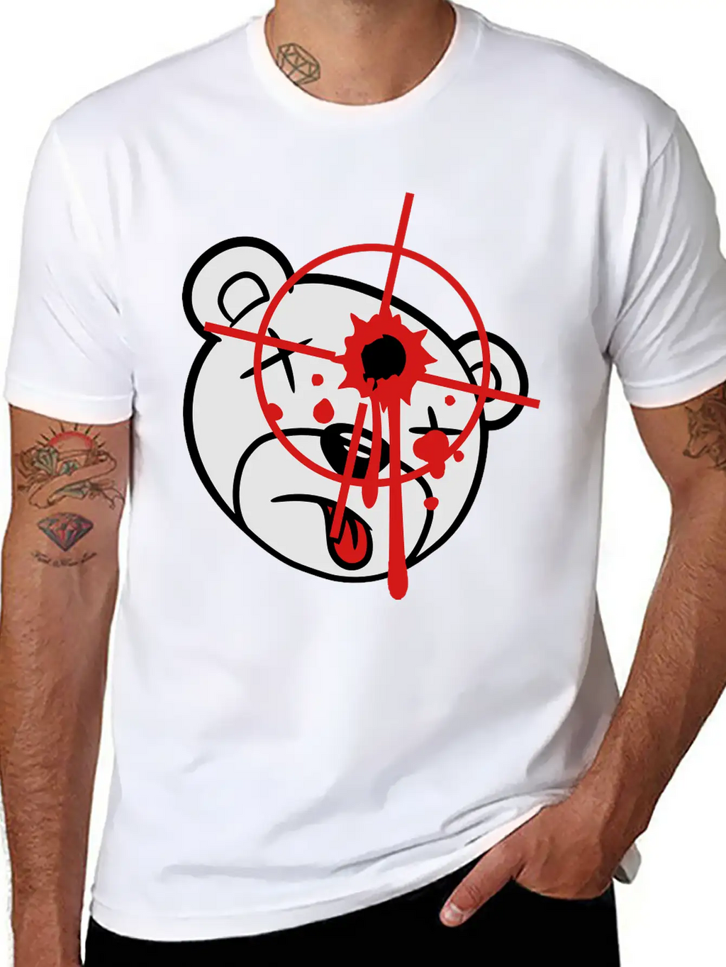 Head, Face, Shoot Headshot Killer Killer Sniper Te Basic Graphic T-Shirt – Daily Comfort In Soft Cotton