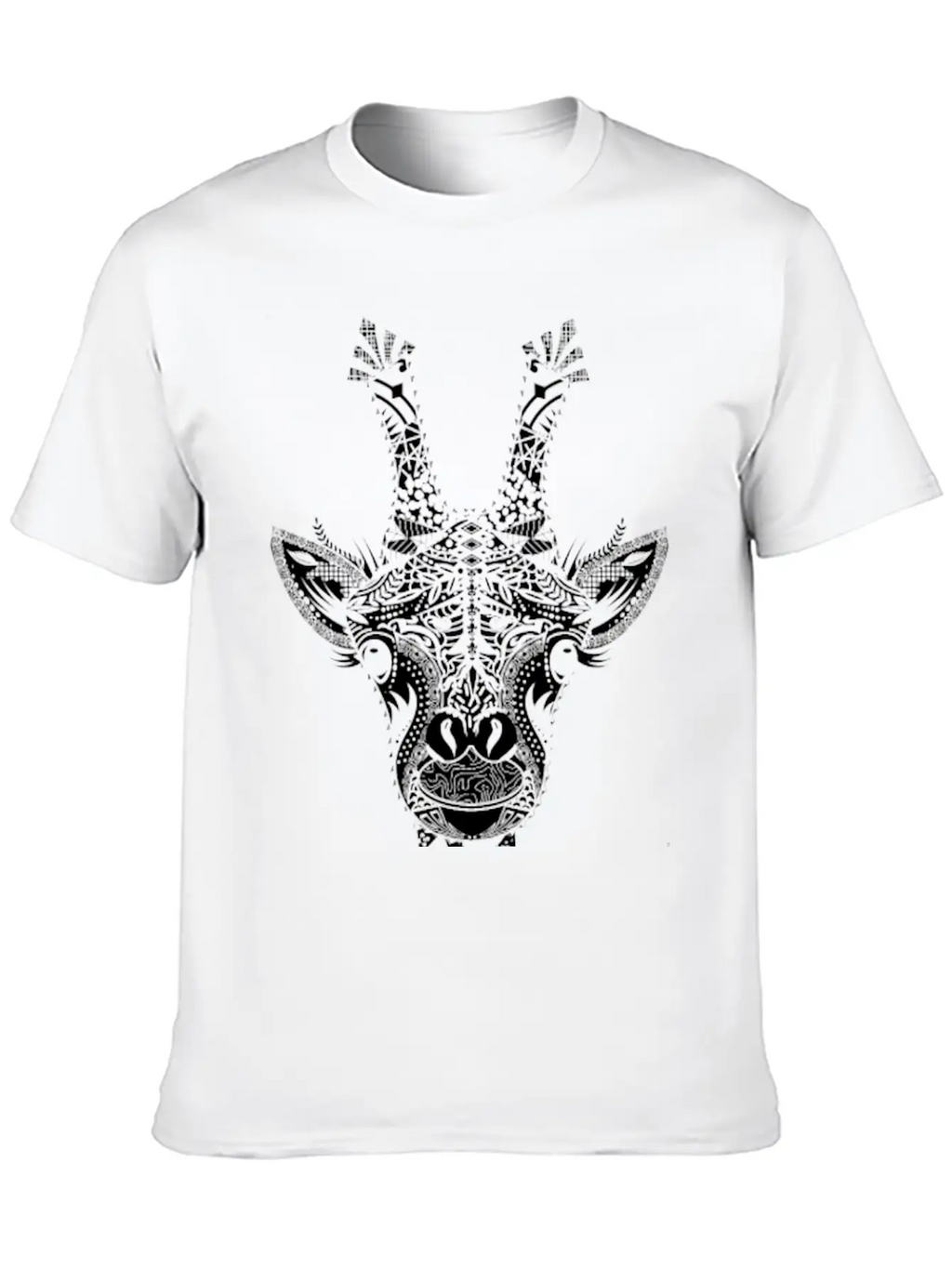 Head Of A Giraffe Stylish Everyday T-Shirt – Unisex Basic Cotton Tee