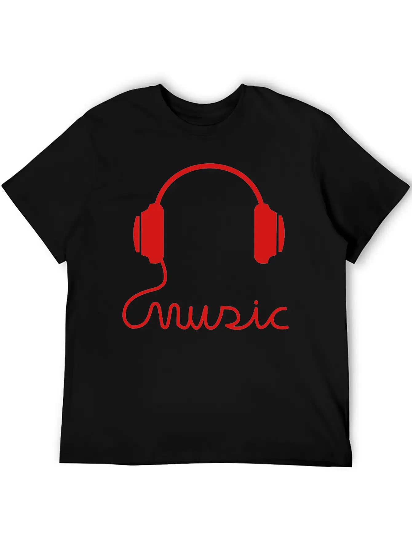 Headphone Basic Graphic T-Shirt – Daily Comfort In Soft Cotton