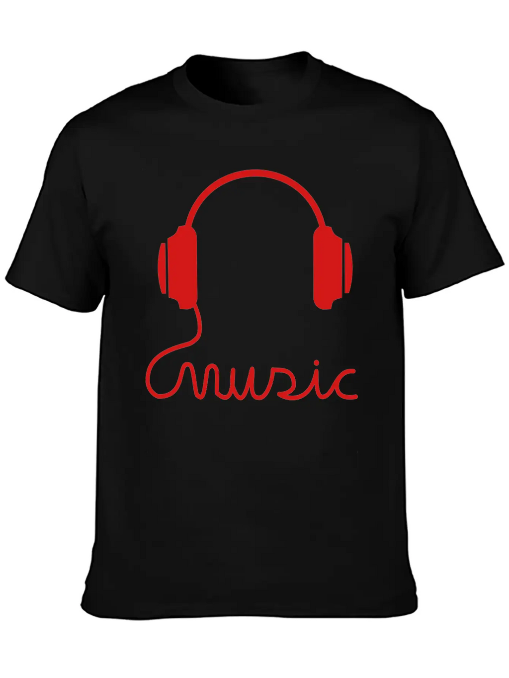 Headphone Basic Graphic T-Shirt – Daily Comfort In Soft Cotton