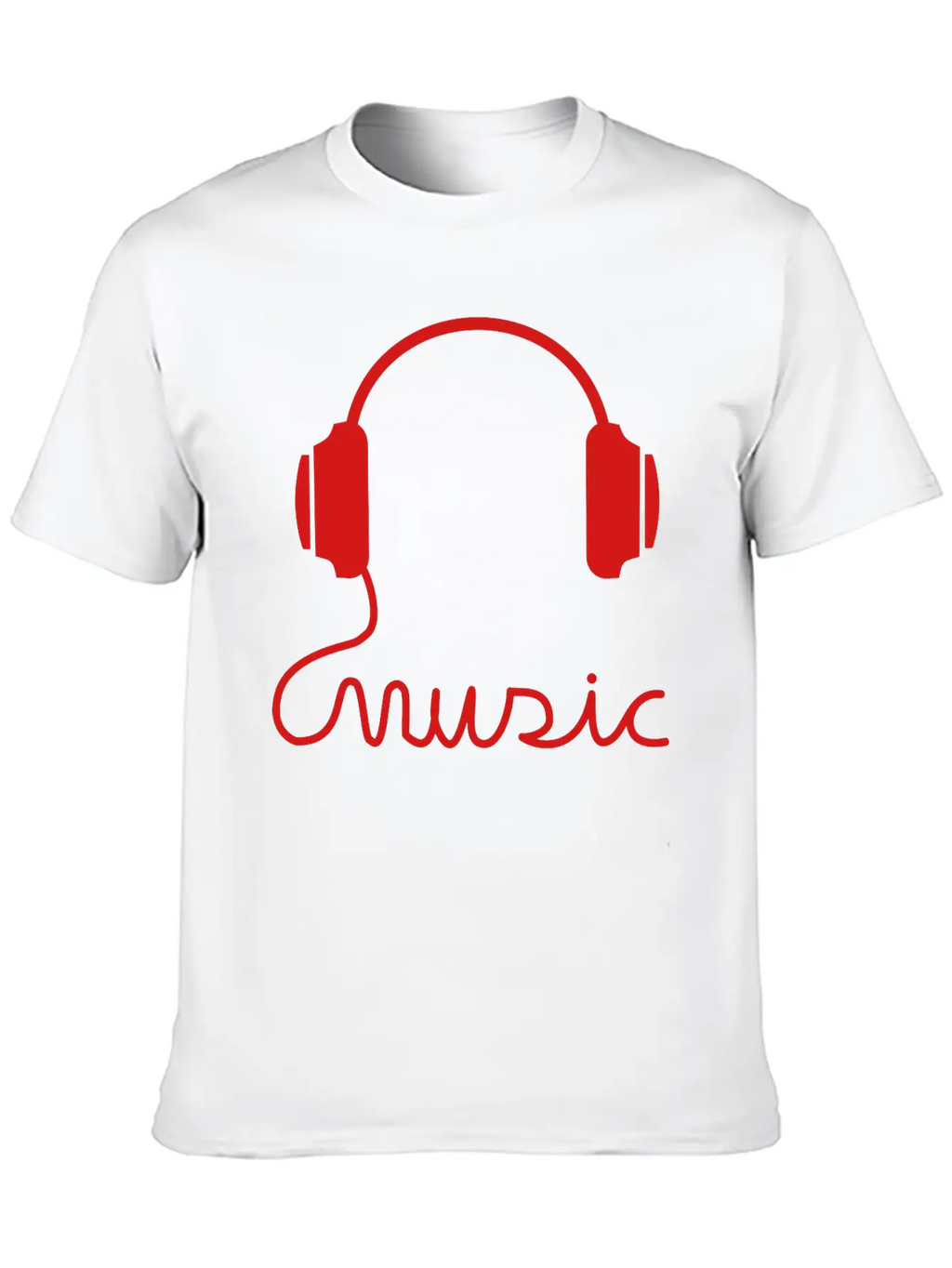 Headphone Basic Graphic T-Shirt – Daily Comfort In Soft Cotton