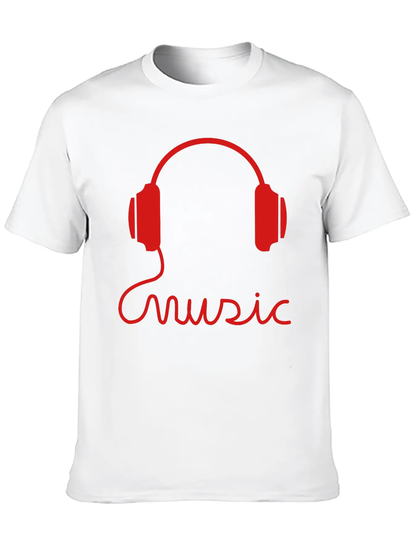 Headphone Basic Graphic T-Shirt – Daily Comfort In Soft Cotton