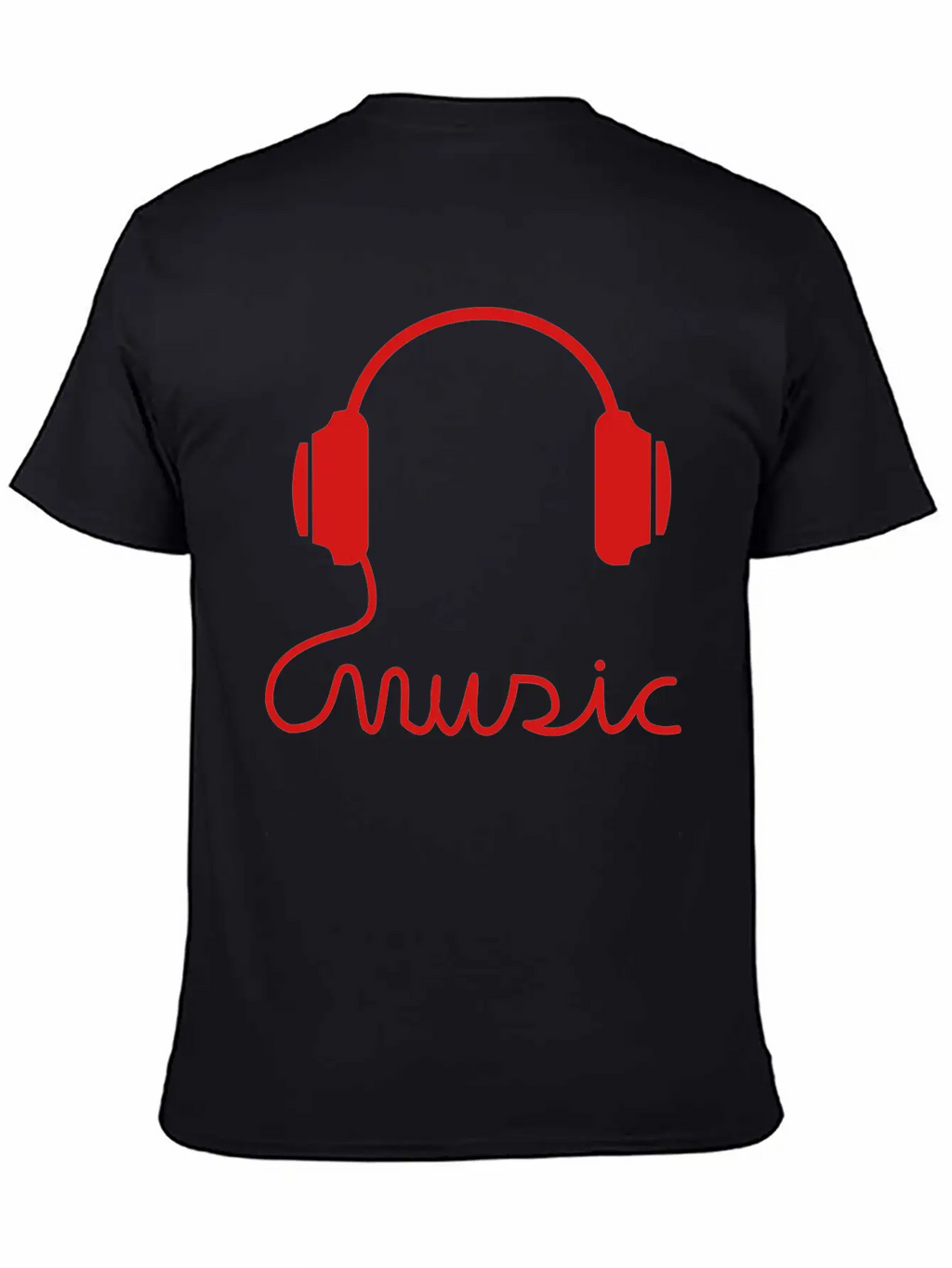 Headphone Basic Graphic T-Shirt – Daily Comfort In Soft Cotton