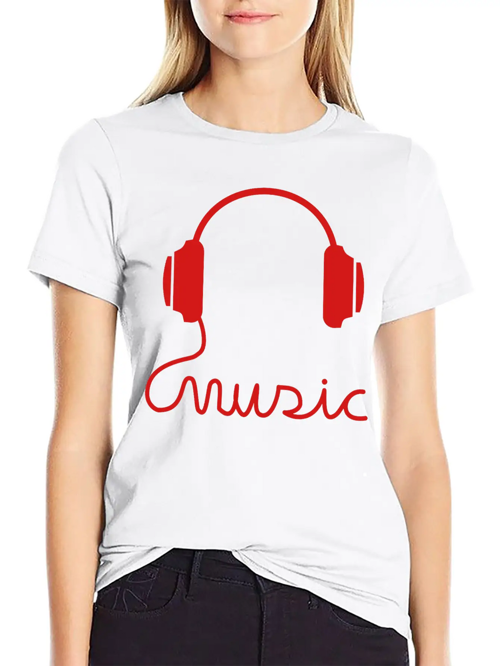 Headphone Basic Graphic T-Shirt – Daily Comfort In Soft Cotton
