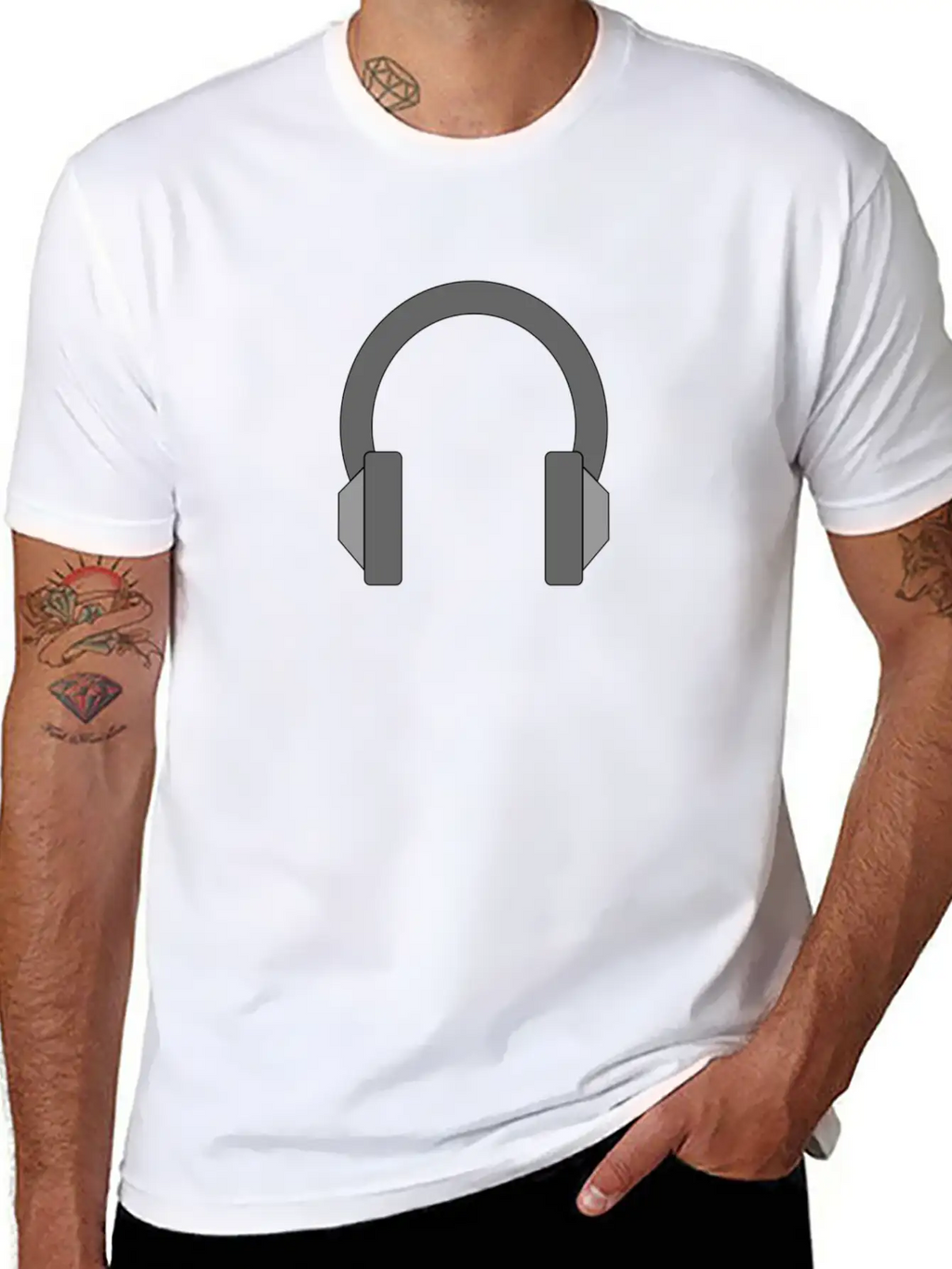 Headphone Classic Cotton Tee – Unisex Comfort For Any Season