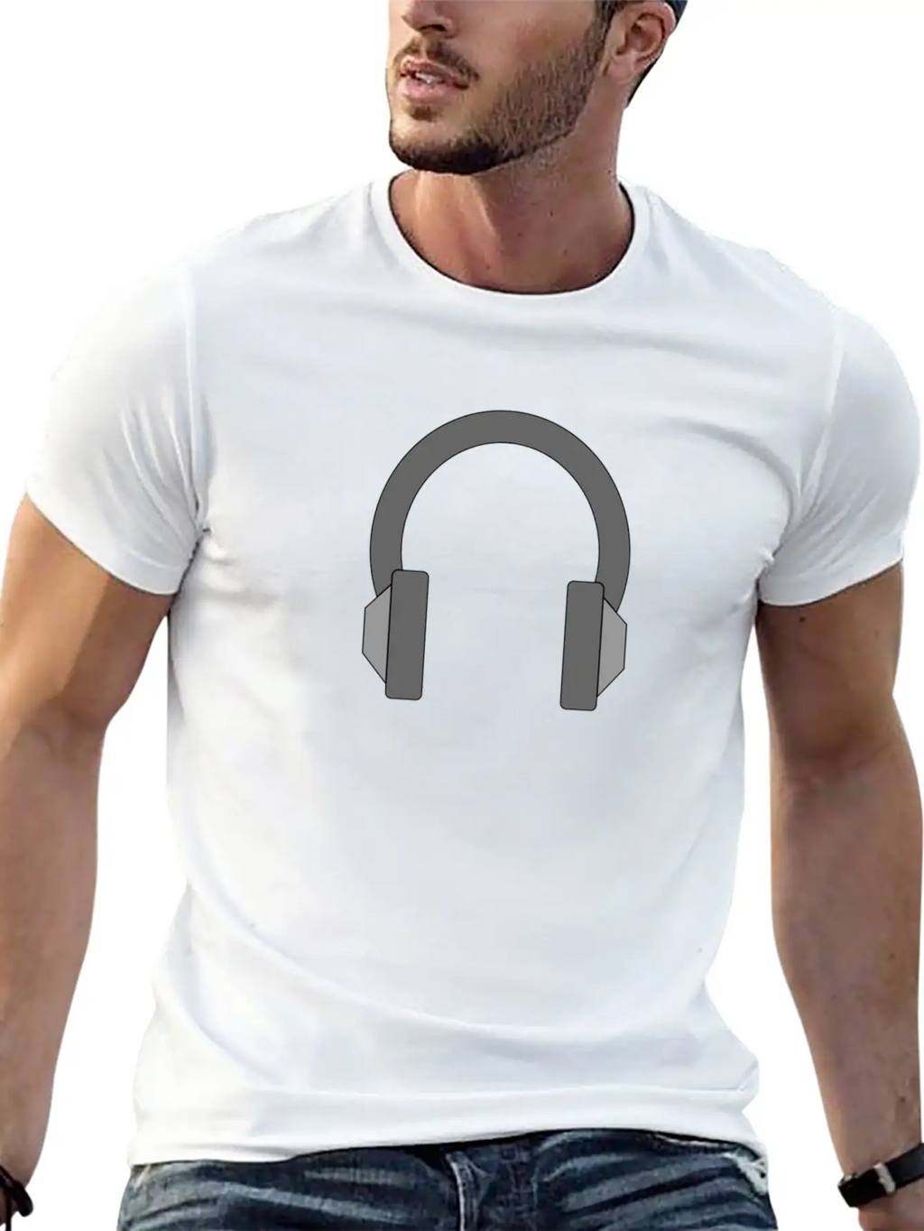 Headphone Classic Cotton Tee – Unisex Comfort For Any Season