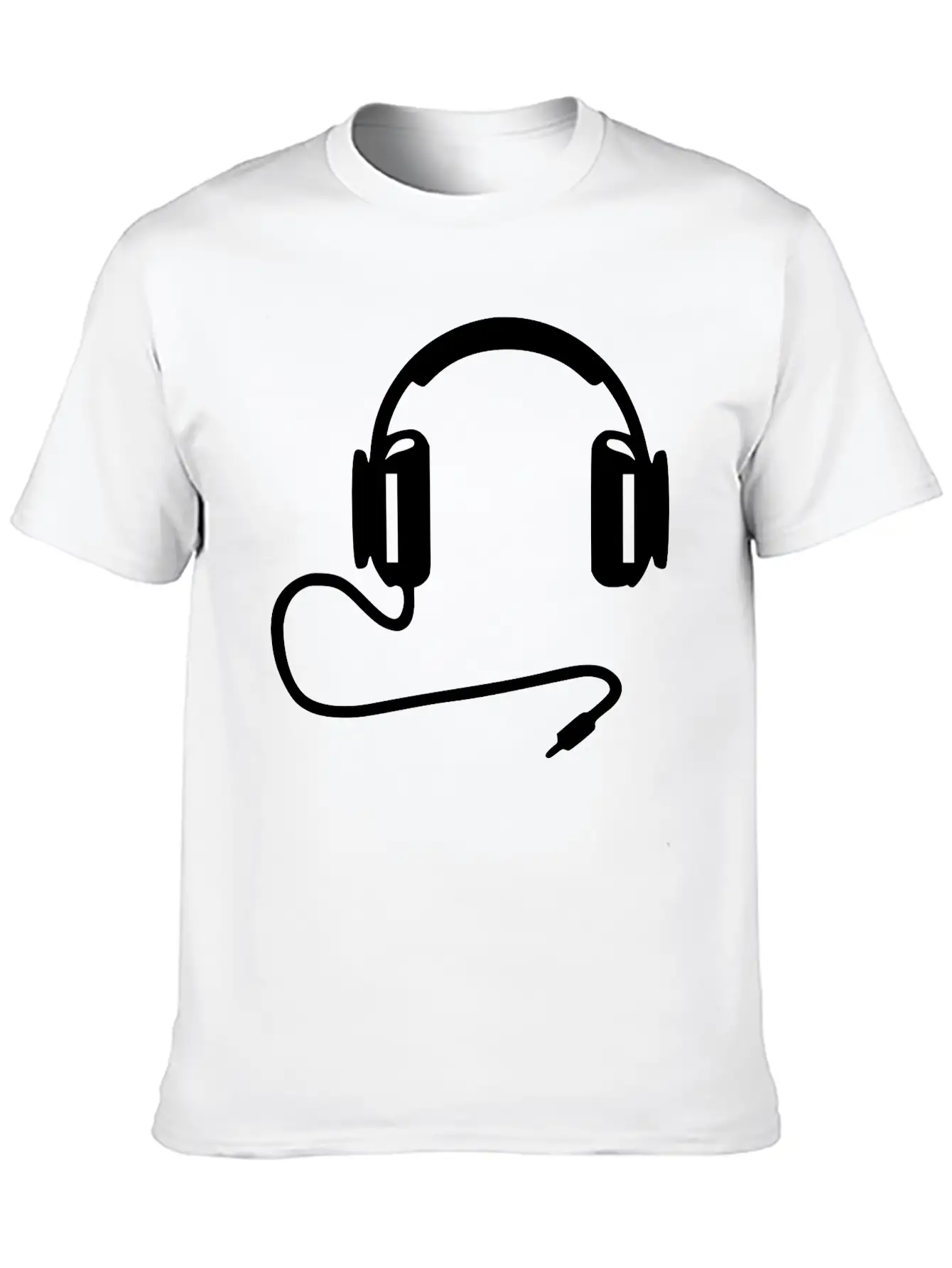 Headphone1 Basic Graphic T-Shirt – Daily Comfort In Soft Cotton