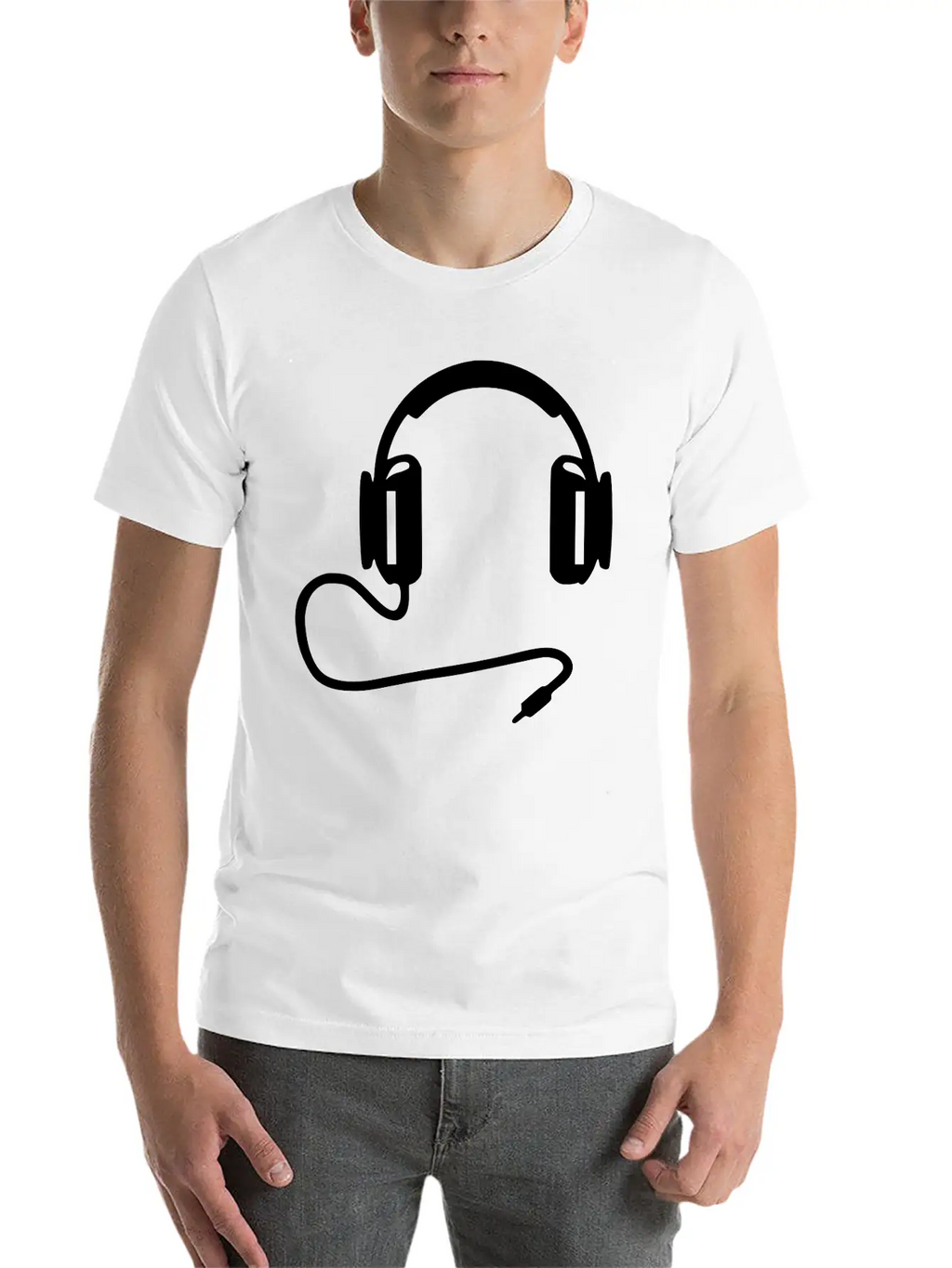 Headphone1 Basic Graphic T-Shirt – Daily Comfort In Soft Cotton