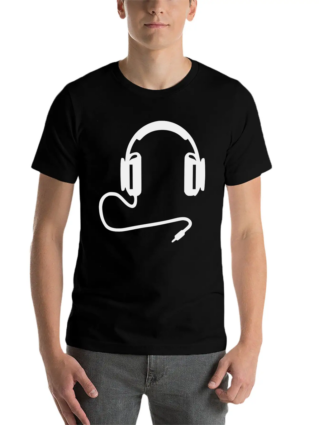 Headphone1 Basic Graphic T-Shirt – Daily Comfort In Soft Cotton