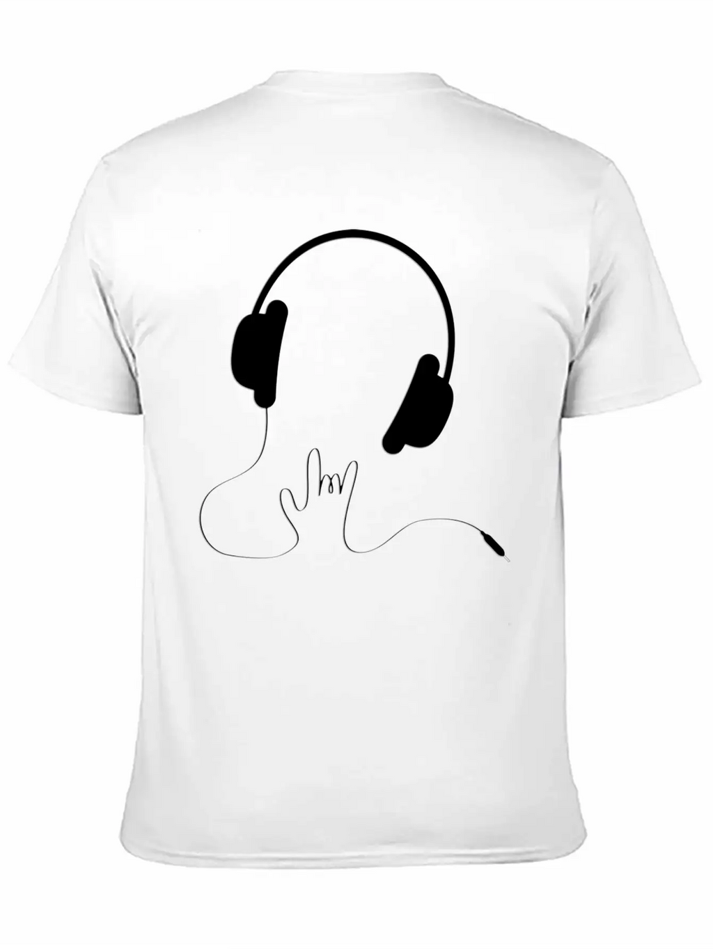 HEADPHONES Basic Graphic T-Shirt – Daily Comfort In Soft Cotton