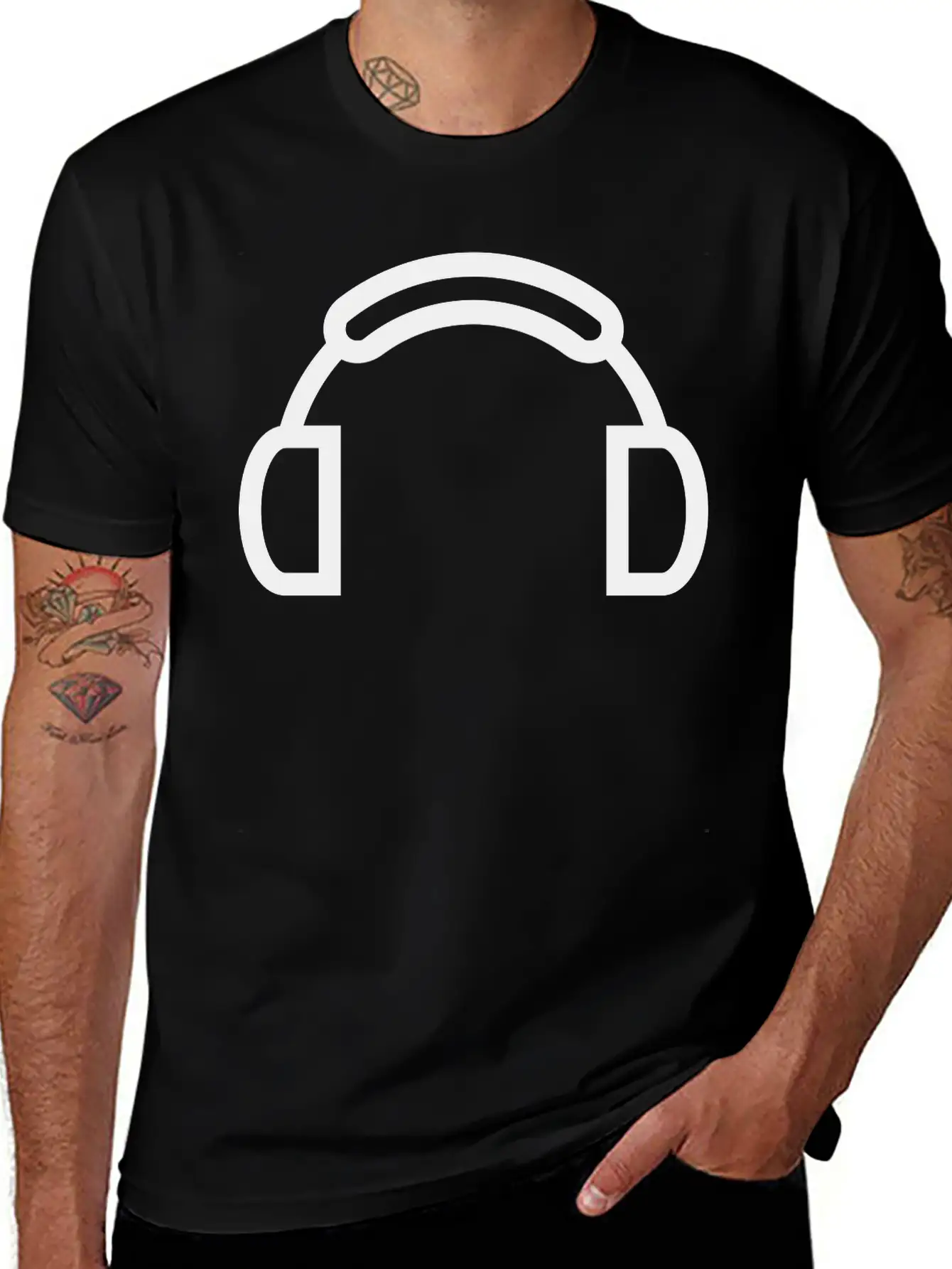 Headphones Classic Cotton Tee – Unisex Comfort For Any Season