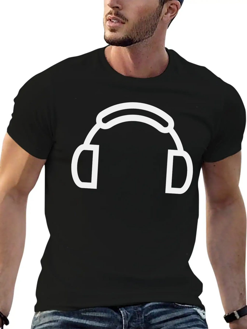 Headphones Classic Cotton Tee – Unisex Comfort For Any Season