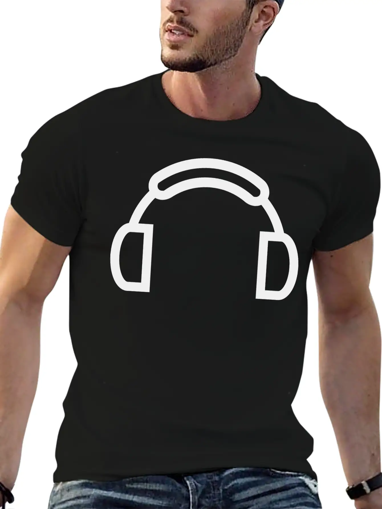 Headphones Classic Cotton Tee – Unisex Comfort For Any Season