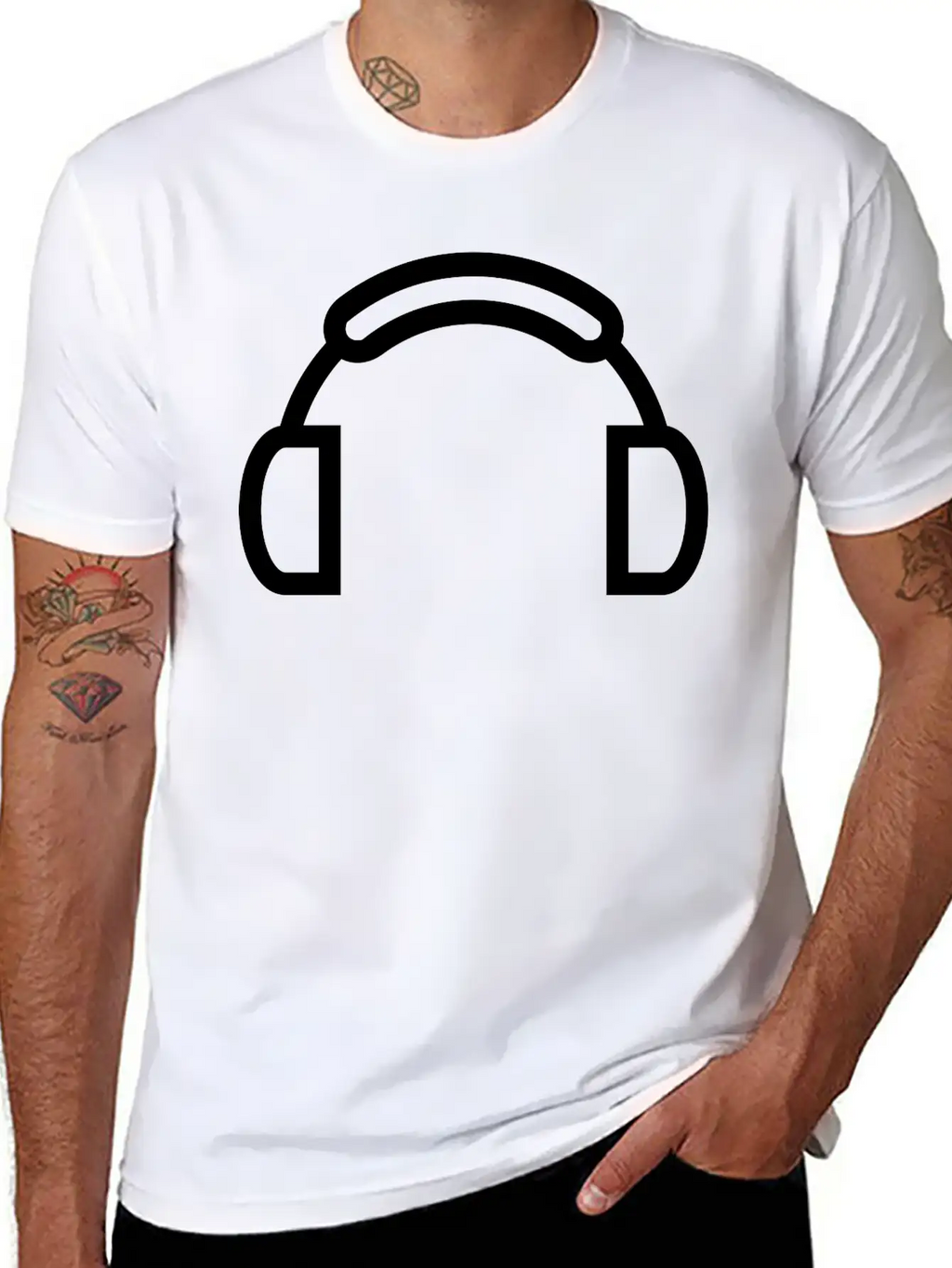 Headphones Classic Cotton Tee – Unisex Comfort For Any Season