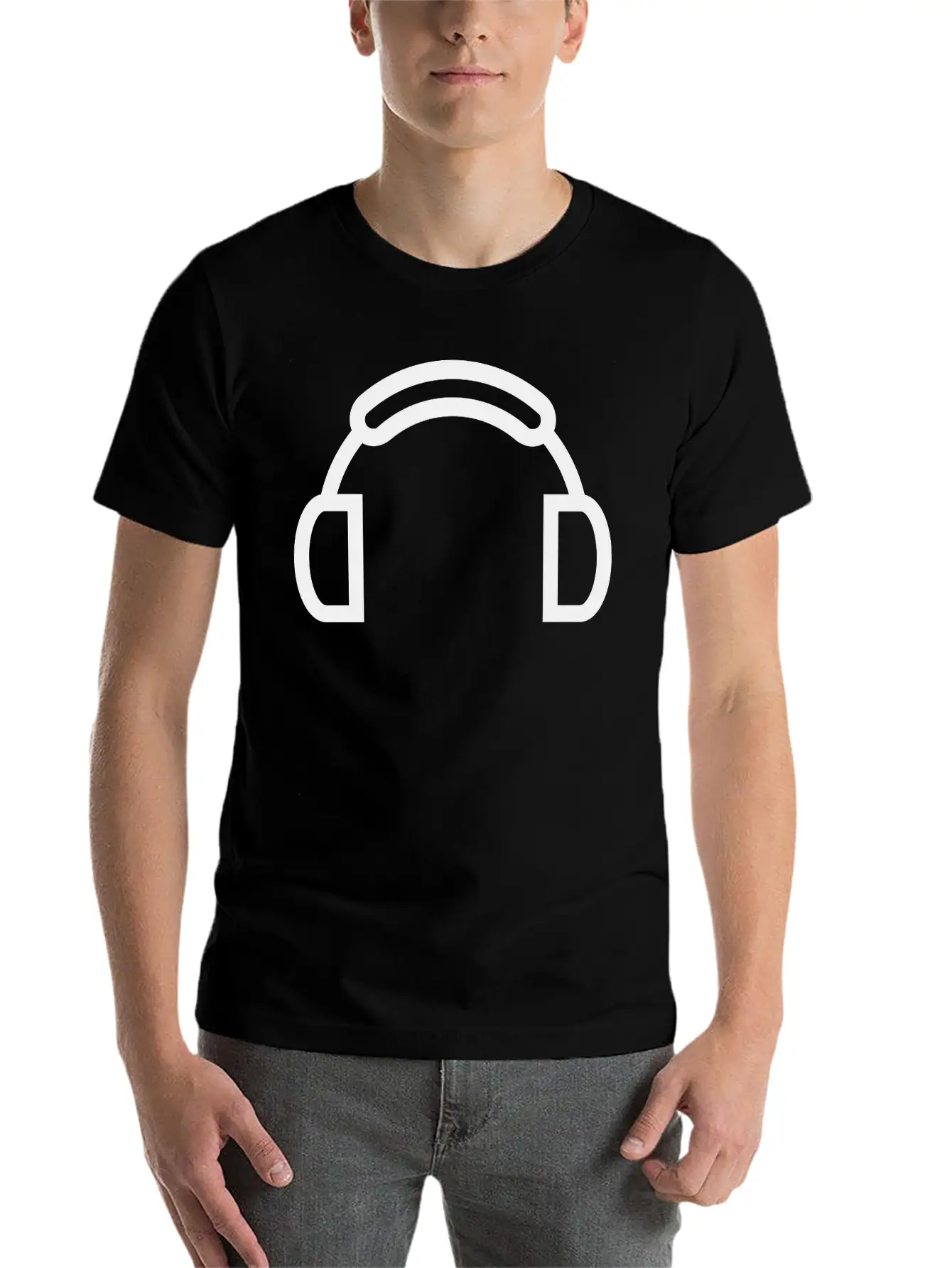 Headphones Classic Cotton Tee – Unisex Comfort For Any Season