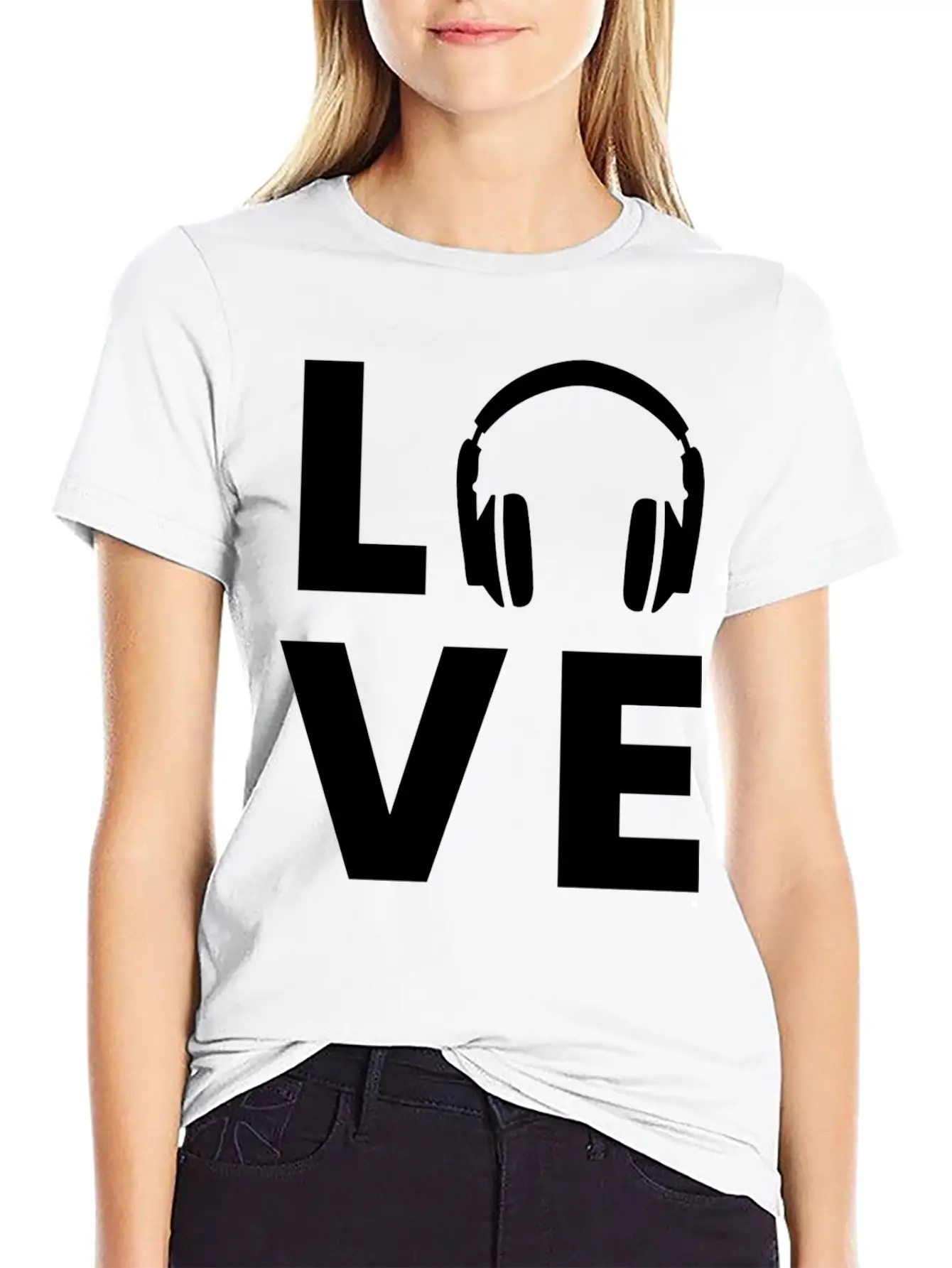 Headphones - Love Classic Cotton Tee – Unisex Comfort For Any Season