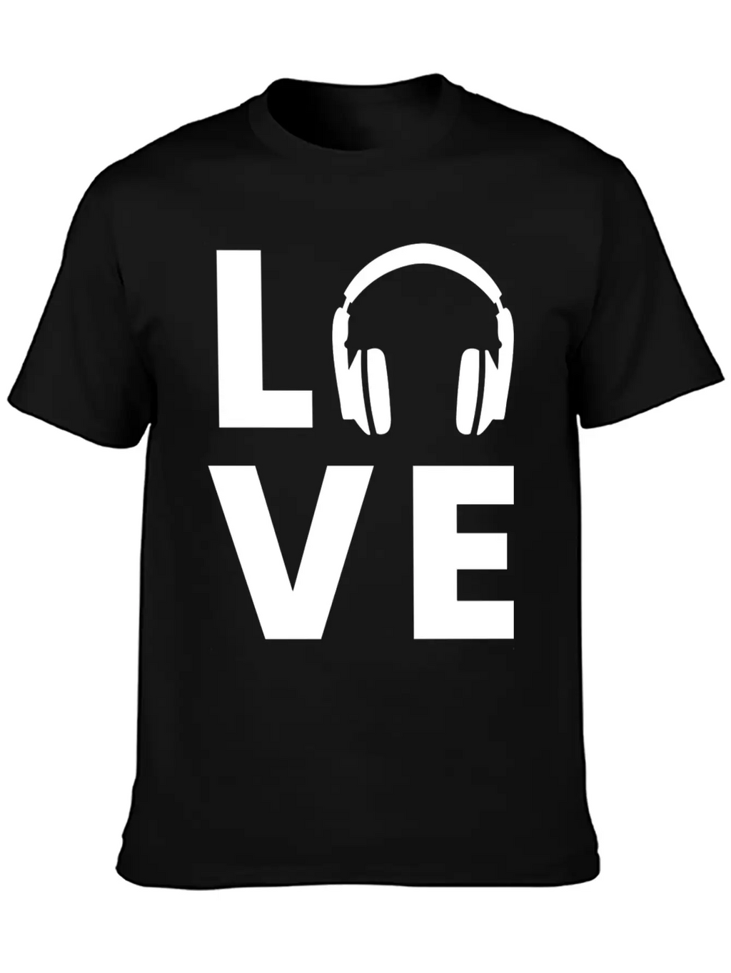 Headphones - Love Classic Cotton Tee – Unisex Comfort For Any Season