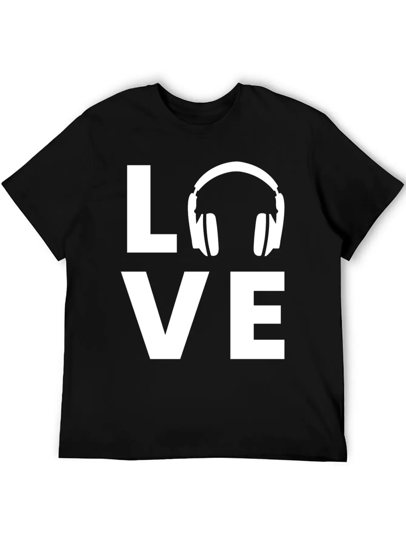 Headphones - Love Classic Cotton Tee – Unisex Comfort For Any Season