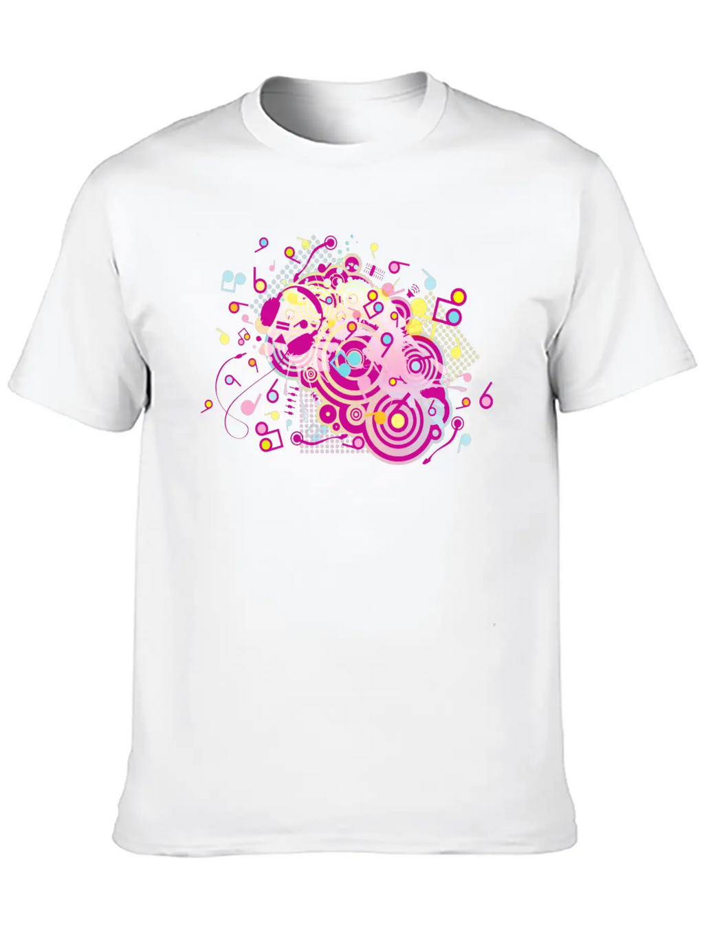 Headphones Stylish Everyday T-Shirt – Unisex Basic Cotton Tee