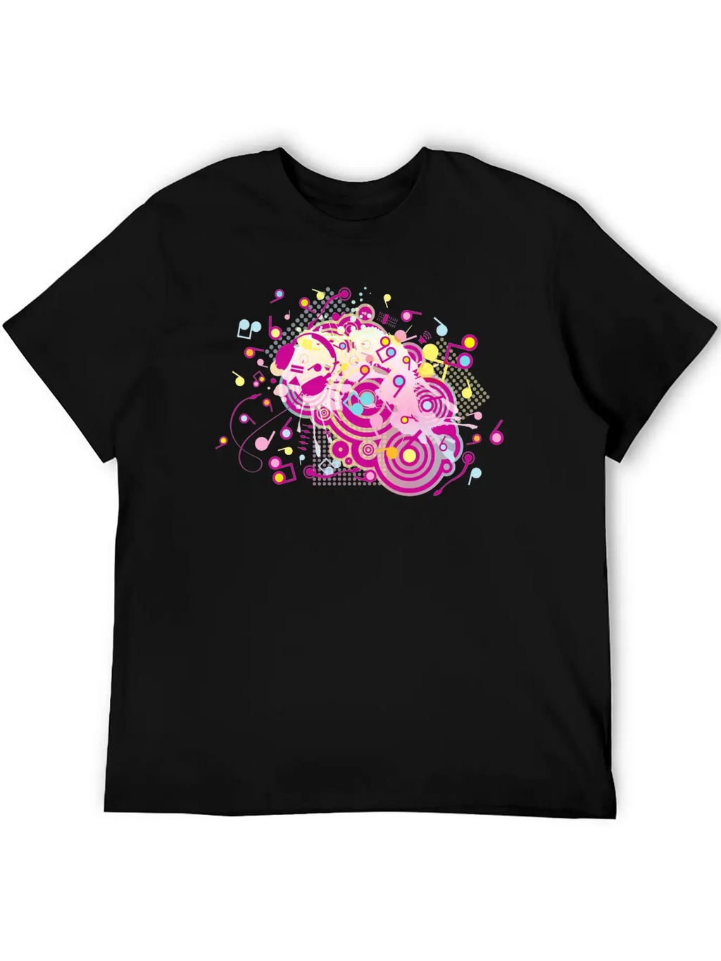 Headphones Stylish Everyday T-Shirt – Unisex Basic Cotton Tee