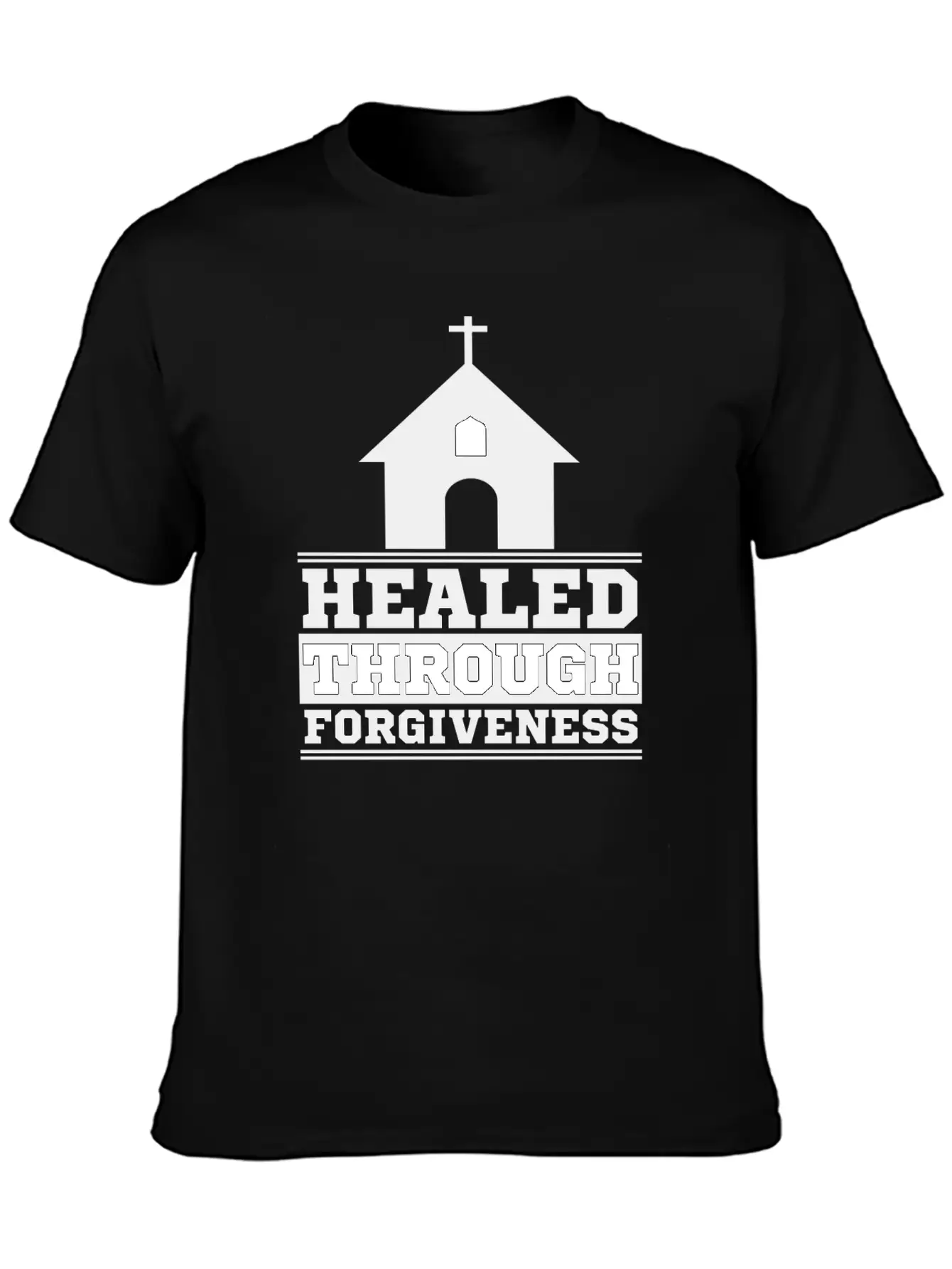 Healed Trough Forgiveness Religion Giftidea Basic Graphic T-Shirt – Daily Comfort In Soft Cotton