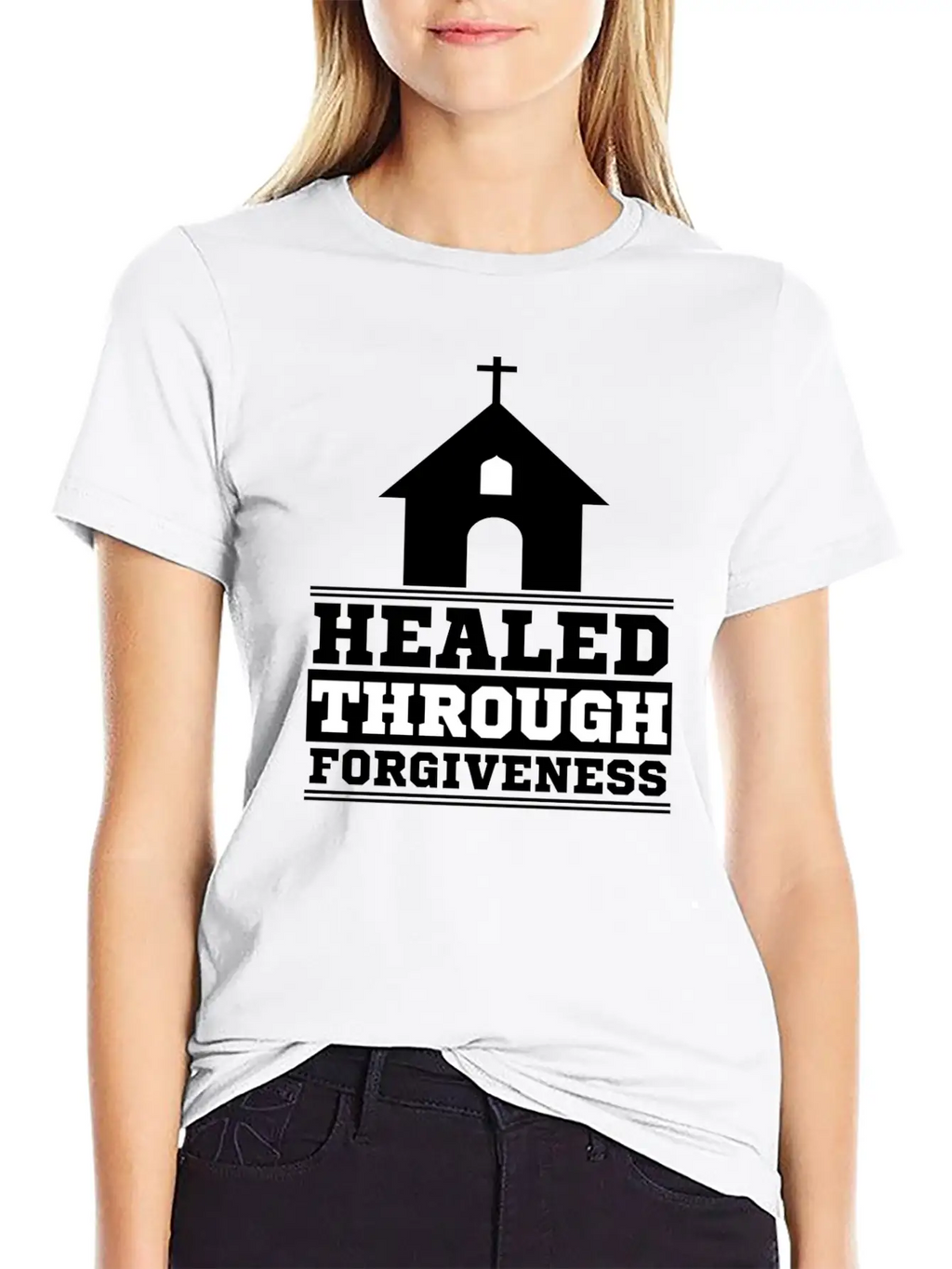 Healed Trough Forgiveness Religion Giftidea Basic Graphic T-Shirt – Daily Comfort In Soft Cotton