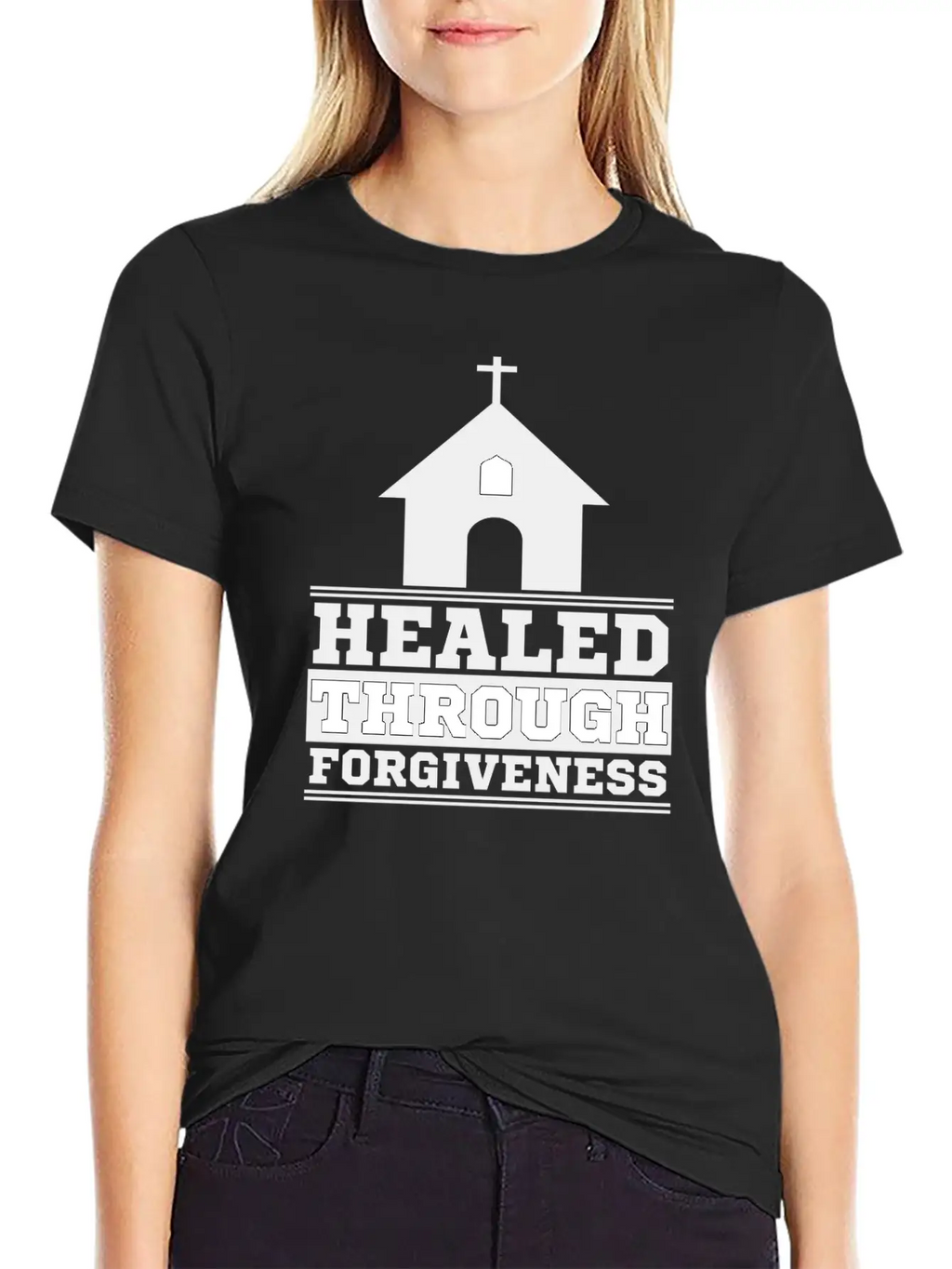Healed Trough Forgiveness Religion Giftidea Basic Graphic T-Shirt – Daily Comfort In Soft Cotton