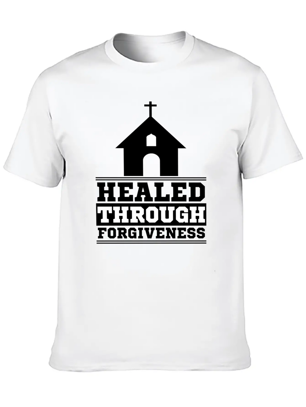 Healed Trough Forgiveness Religion Giftidea Basic Graphic T-Shirt – Daily Comfort In Soft Cotton