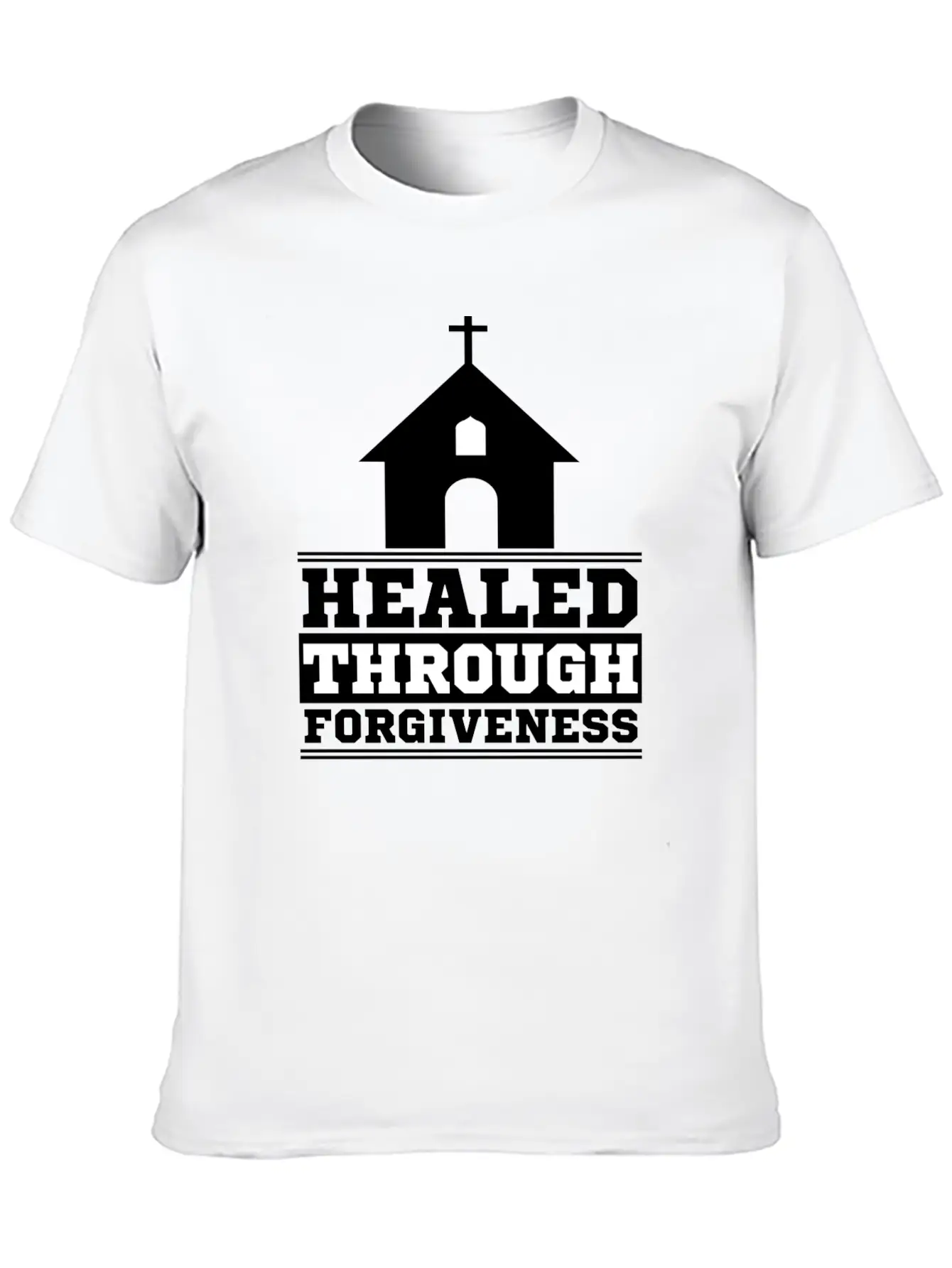 Healed Trough Forgiveness Religion Giftidea Basic Graphic T-Shirt – Daily Comfort In Soft Cotton