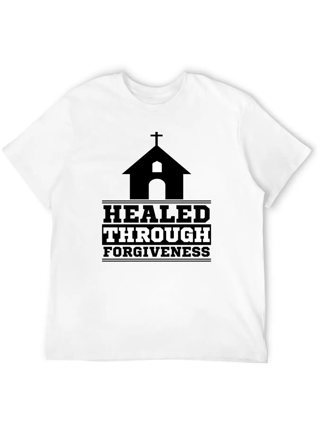 Healed Trough Forgiveness Religion Giftidea Basic Graphic T-Shirt – Daily Comfort In Soft Cotton