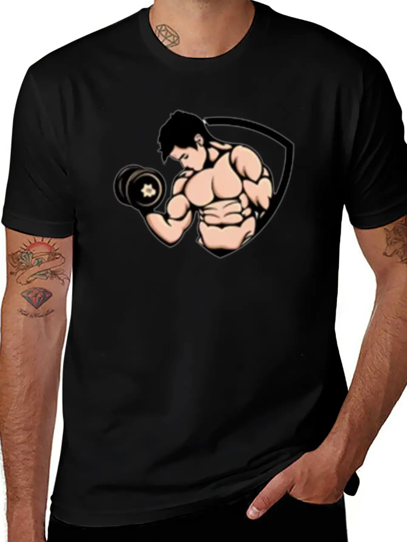 Health Is Wealth Basic Graphic T-Shirt – Daily Comfort In Soft Cotton