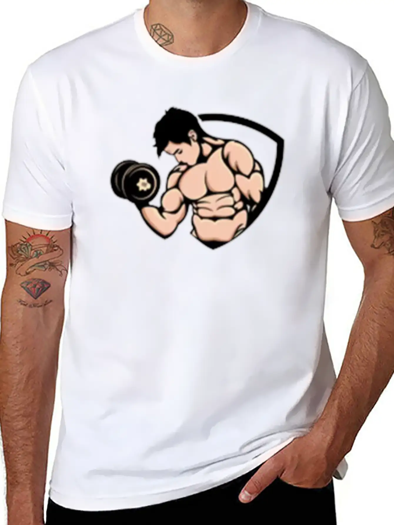 Health Is Wealth Basic Graphic T-Shirt – Daily Comfort In Soft Cotton