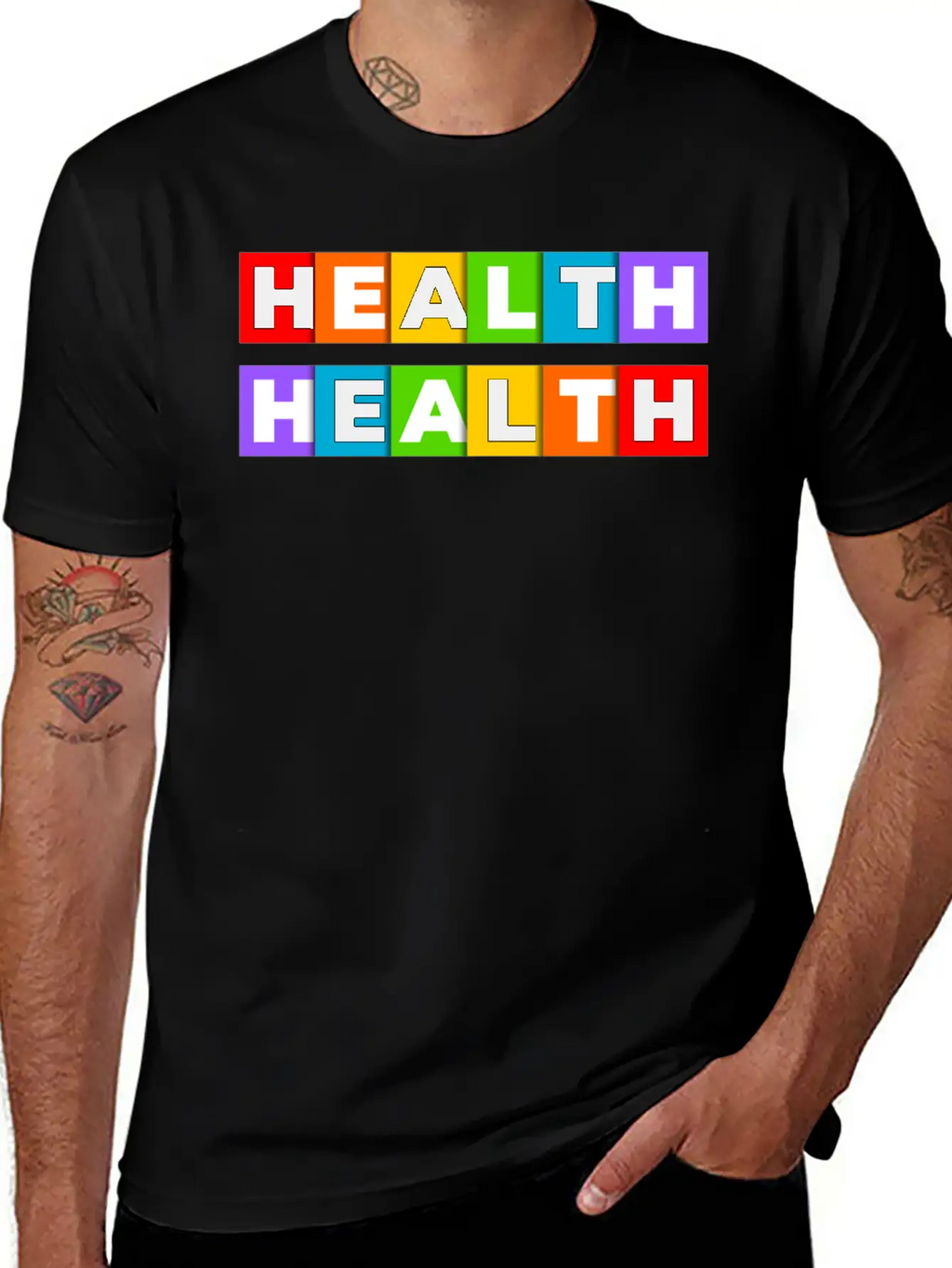 Health Stylish Everyday T-Shirt – Unisex Basic Cotton Tee
