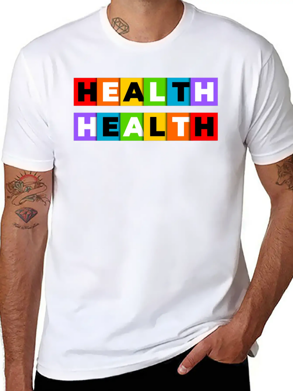 Health Stylish Everyday T-Shirt – Unisex Basic Cotton Tee