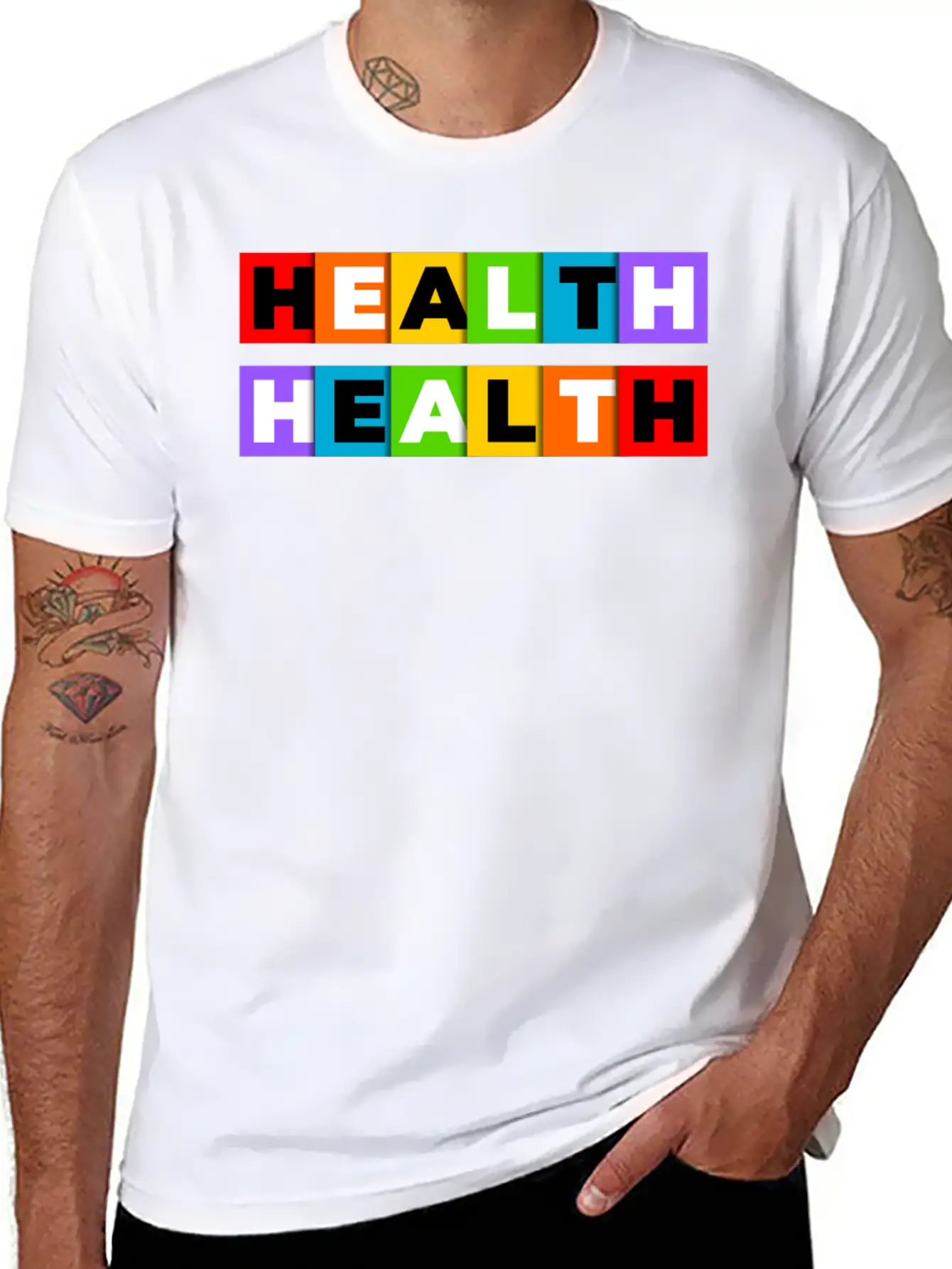 Health Stylish Everyday T-Shirt – Unisex Basic Cotton Tee