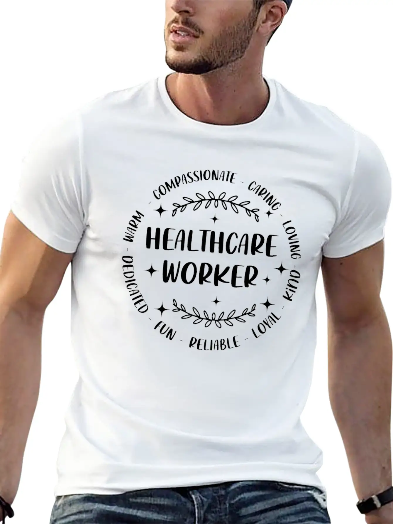 Healthcare Worker Pharmacist Technician Pharm Tech Breathable Soft Cotton T-Shirt – Timeless Casual Look