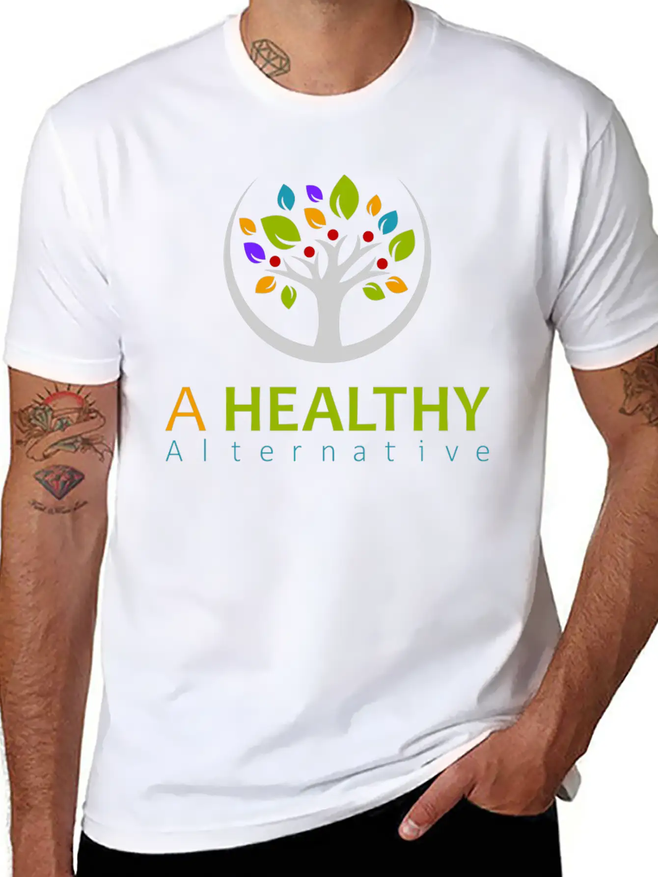 Healthy Alternative Alt Color Basic Graphic T-Shirt – Daily Comfort In Soft Cotton