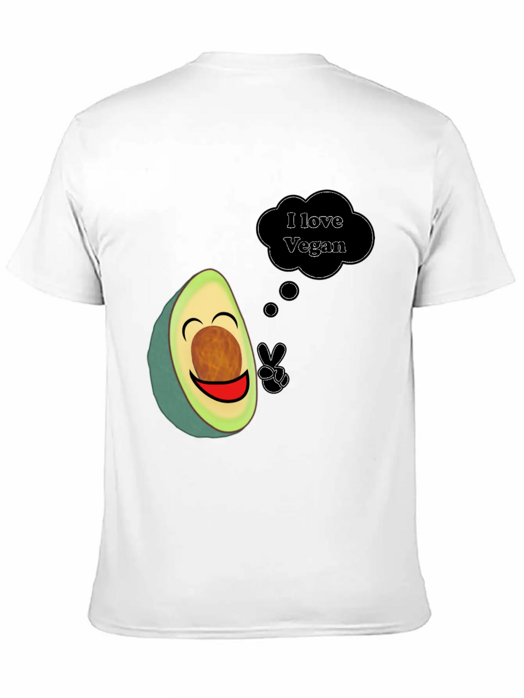 Healthy Vegetarian Avocado Basic Graphic T-Shirt – Daily Comfort In Soft Cotton