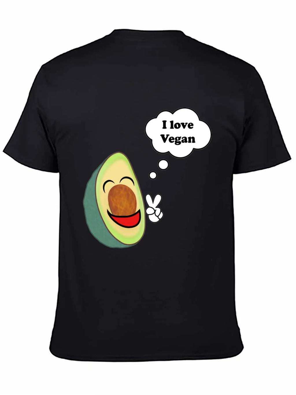 Healthy Vegetarian Avocado Basic Graphic T-Shirt – Daily Comfort In Soft Cotton