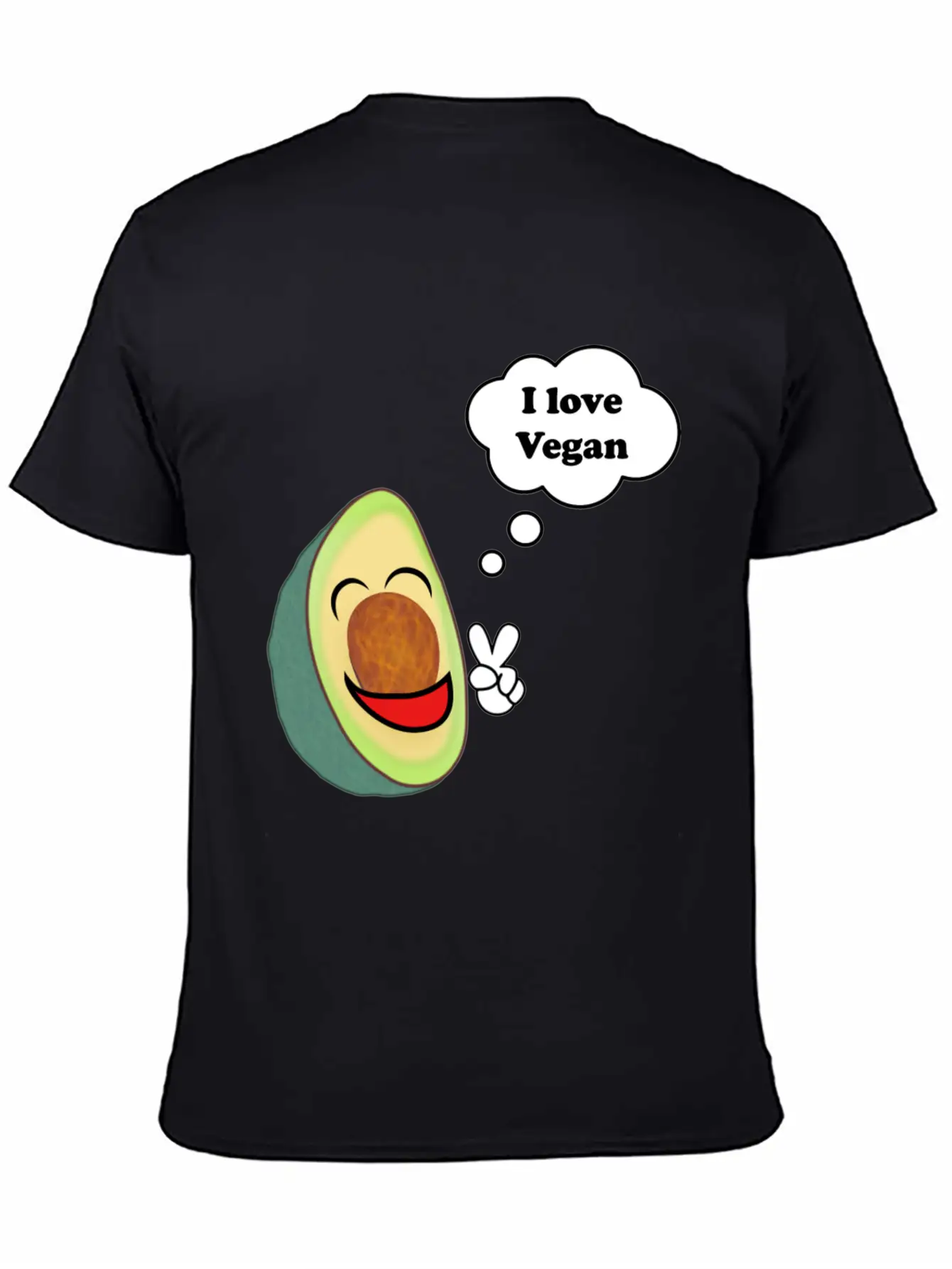 Healthy Vegetarian Avocado Basic Graphic T-Shirt – Daily Comfort In Soft Cotton
