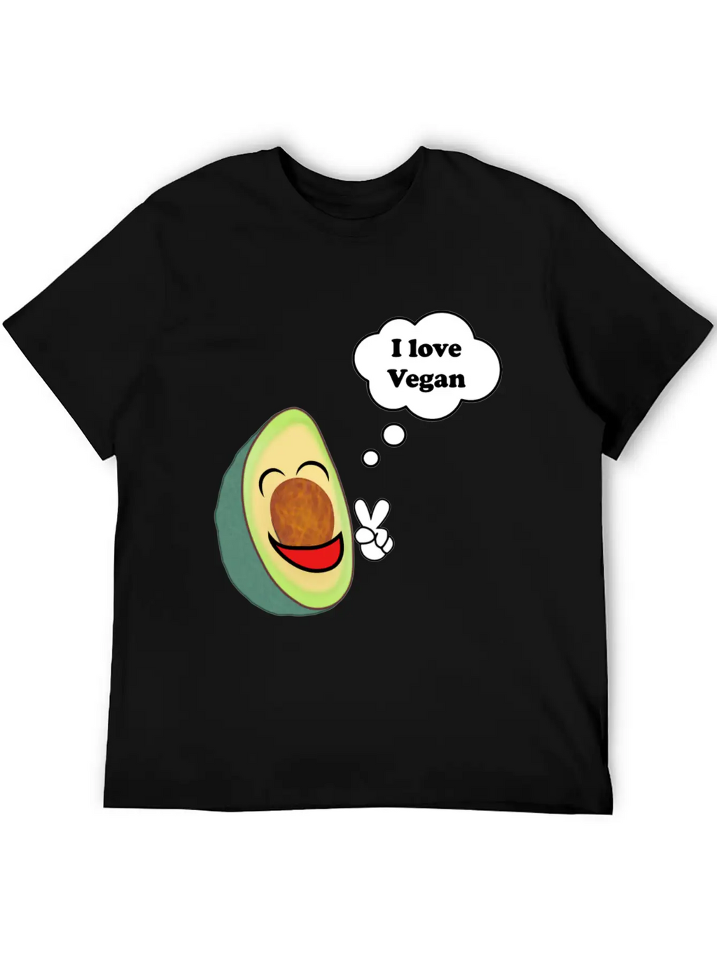 Healthy Vegetarian Avocado Basic Graphic T-Shirt – Daily Comfort In Soft Cotton