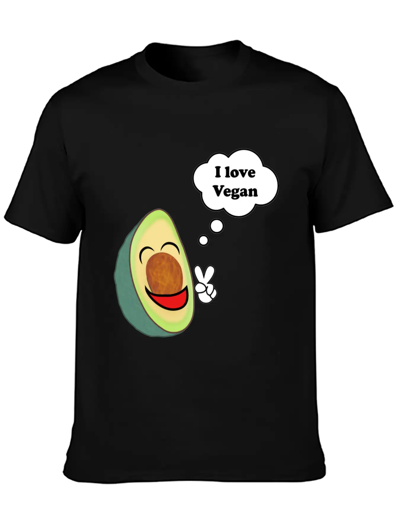 Healthy Vegetarian Avocado Basic Graphic T-Shirt – Daily Comfort In Soft Cotton