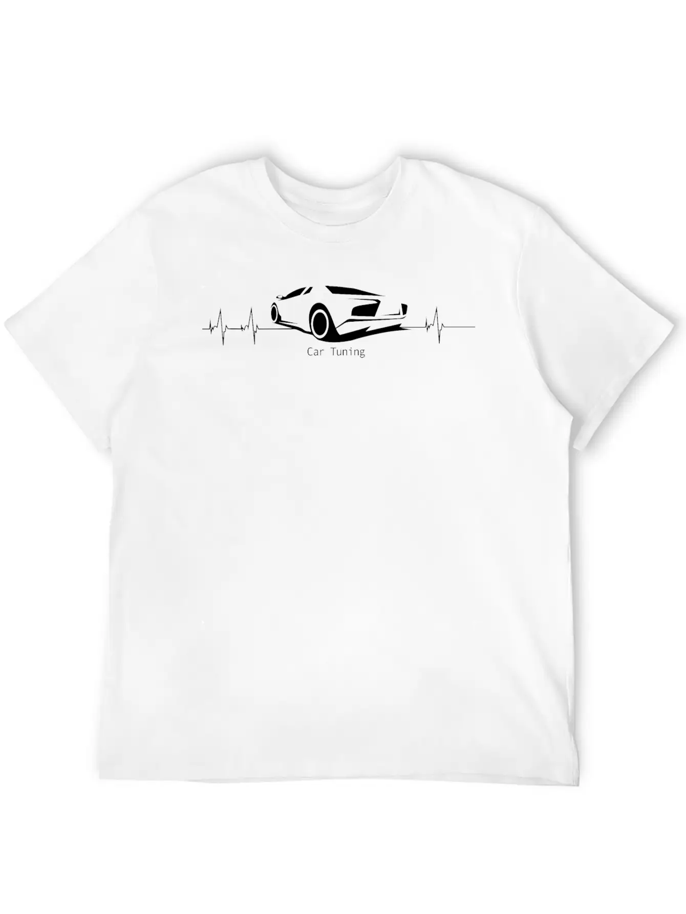 Hearbeat Car Tuning T-Shirt Relaxed Everyday Tee – Lightweight And Durable Cotton