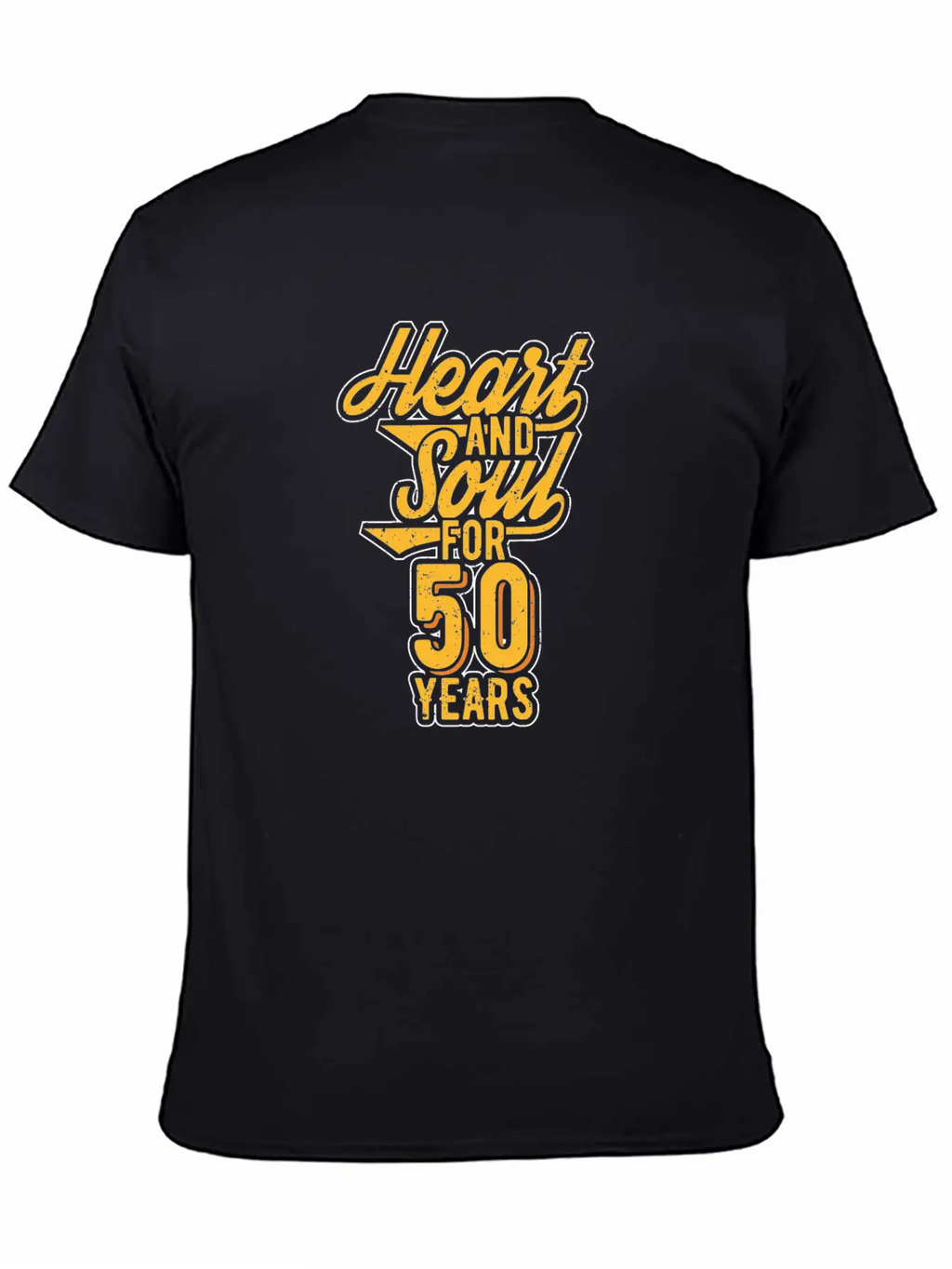 Heart And Soul For 50 Years Essential Cotton Tee For Daily Outfits – Unisex Style