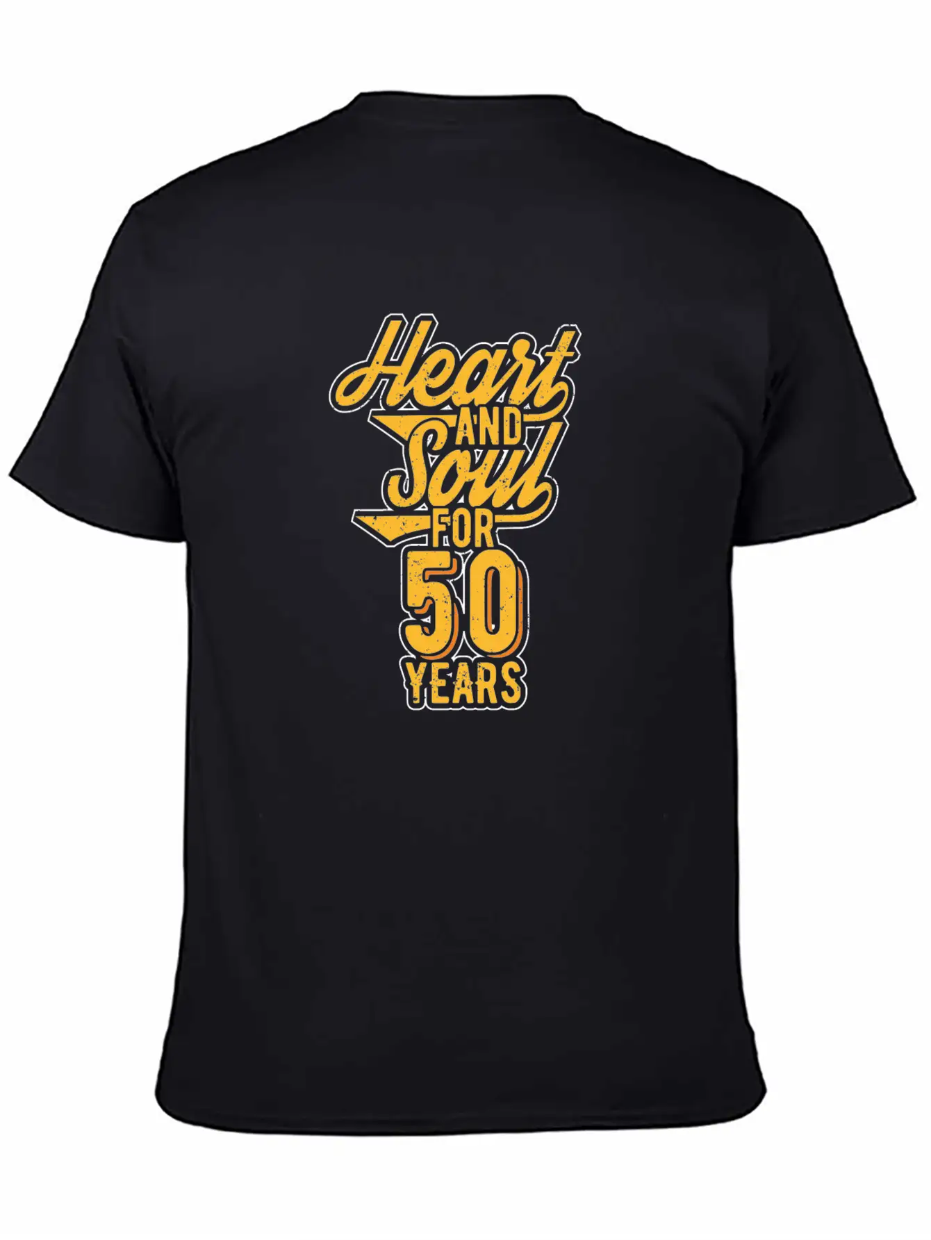 Heart And Soul For 50 Years Essential Cotton Tee For Daily Outfits – Unisex Style