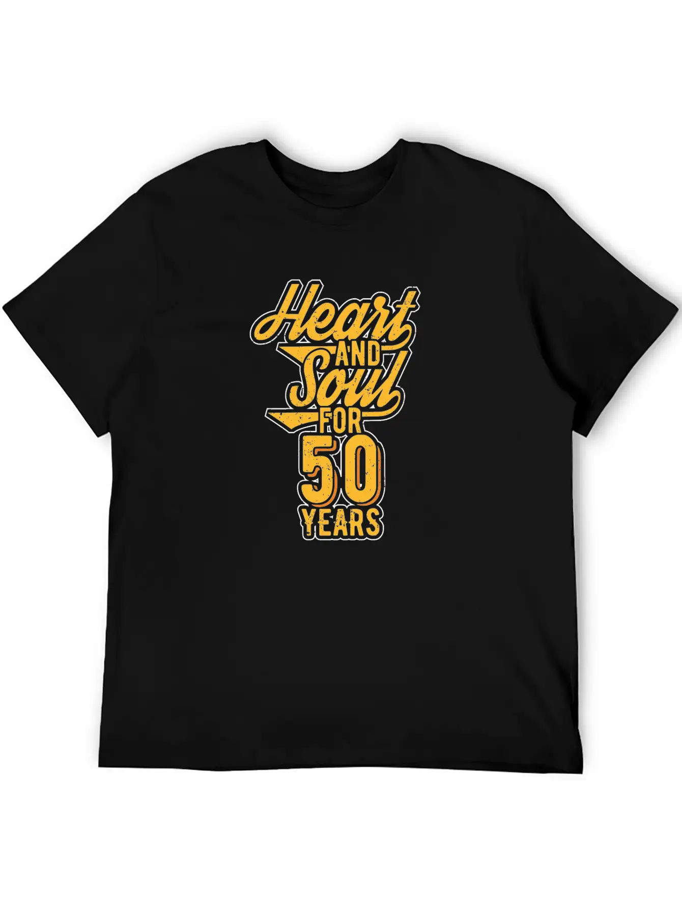 Heart And Soul For 50 Years Essential Cotton Tee For Daily Outfits – Unisex Style